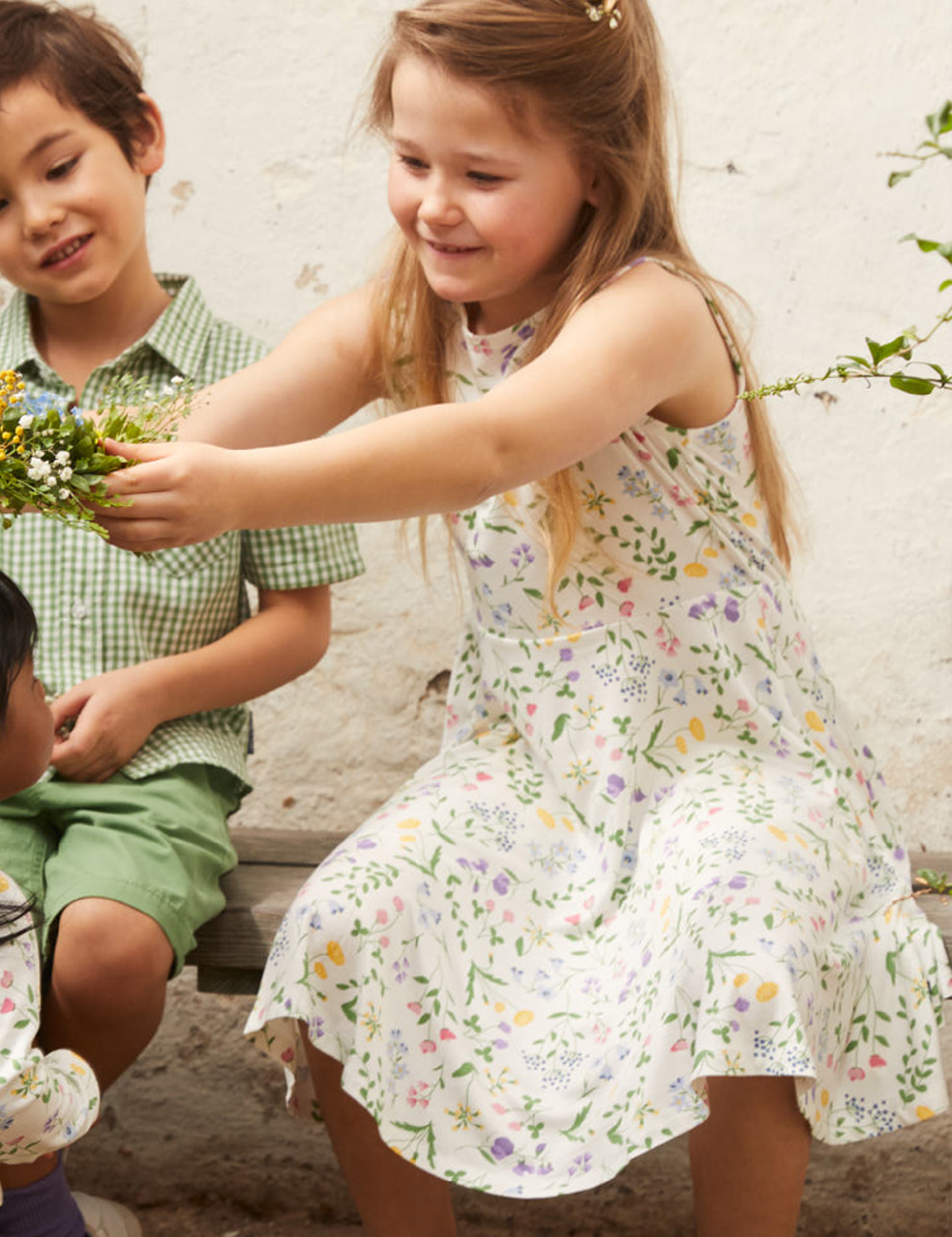 Ditsy Floral Dress (1-10 Yrs) 1 of 3