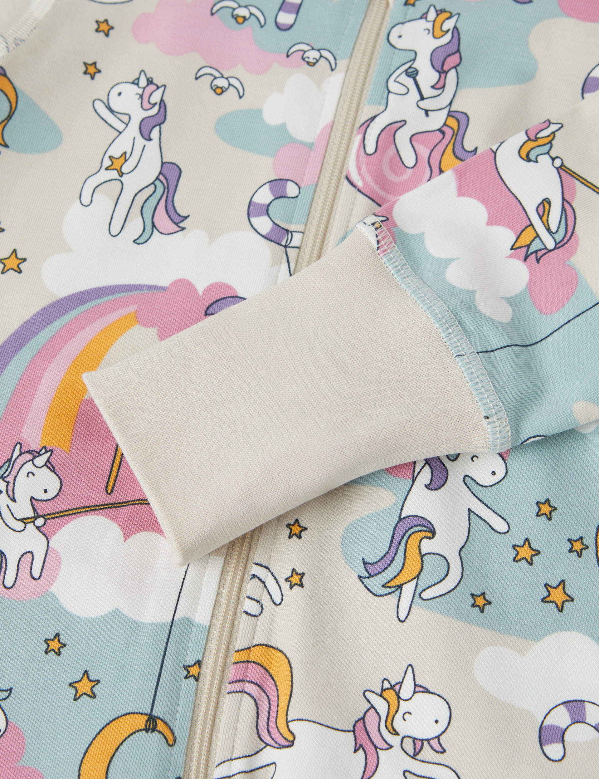 Cotton Rich Unicorn Sleepsuit (6 Mths - 4 Yrs) 2 of 3