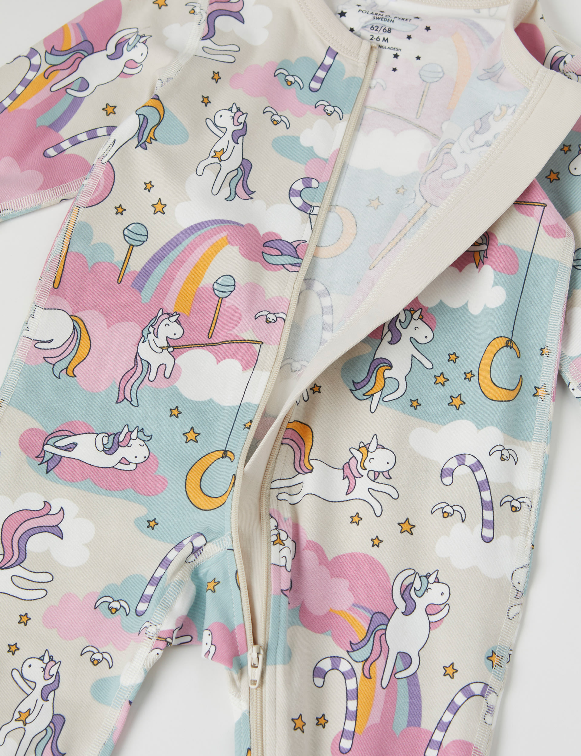 Cotton Rich Unicorn Sleepsuit (6 Mths - 4 Yrs) 3 of 3