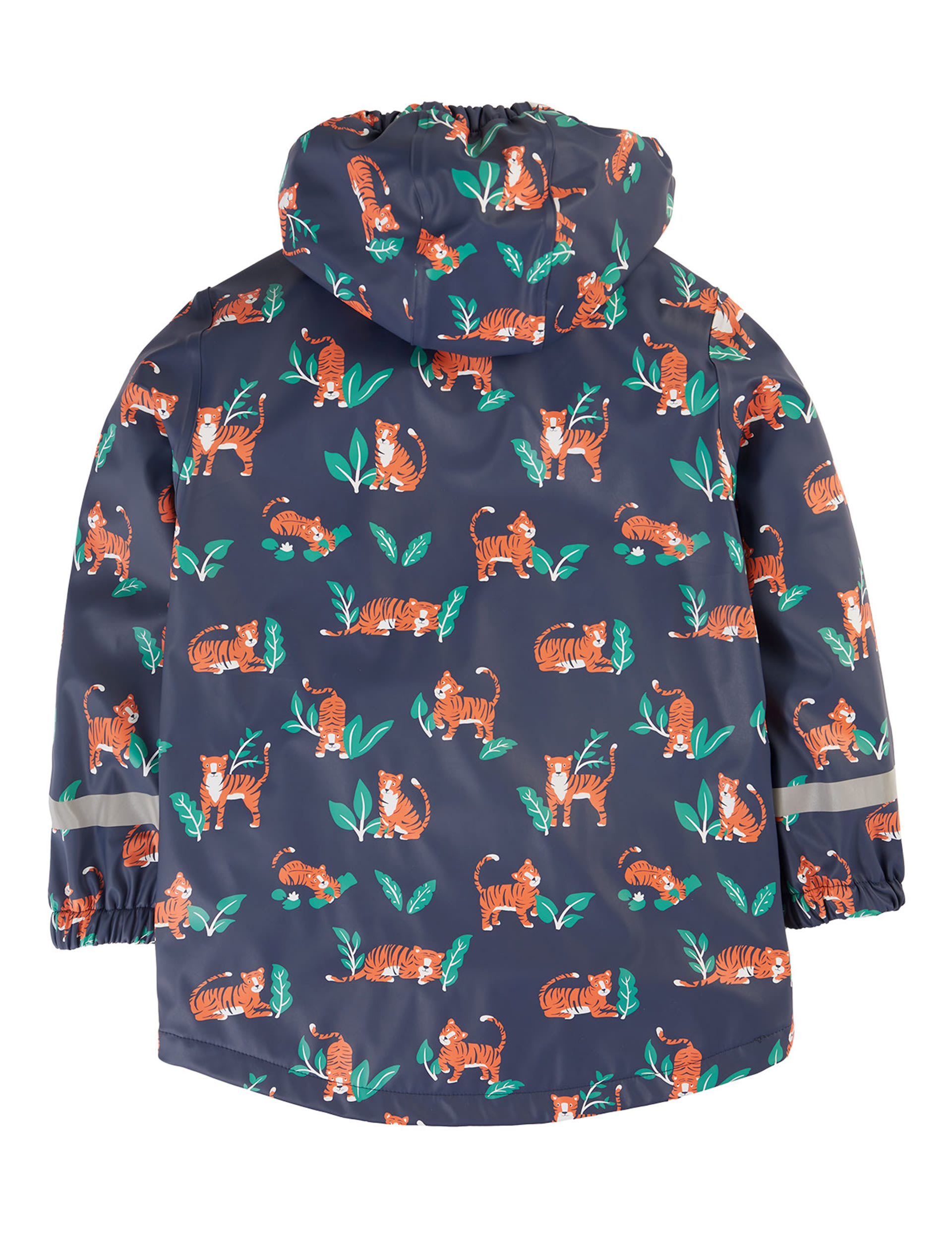 Tiger Print Hooded Raincoat (1-10 Yrs) | Frugi | M&S