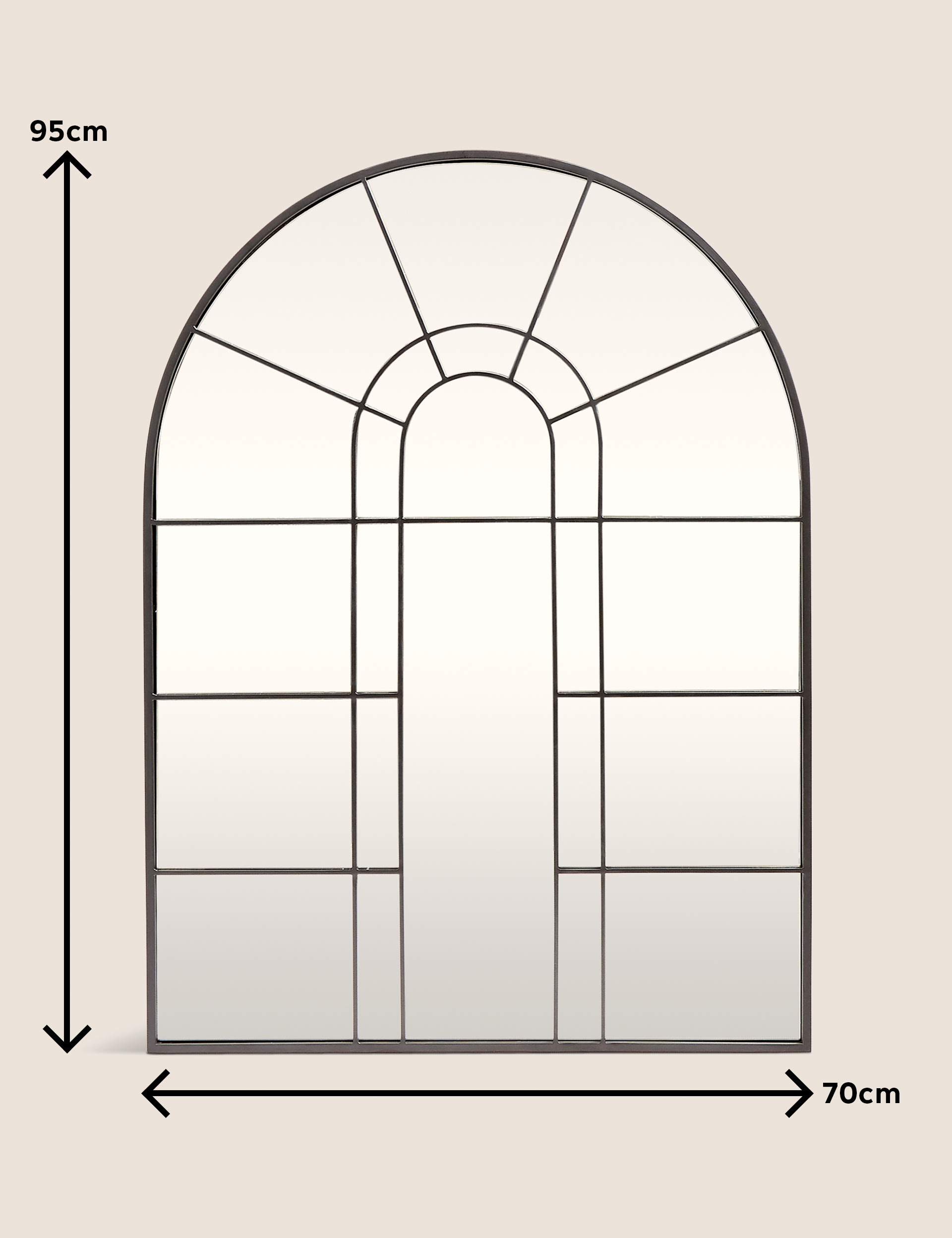 Manhattan Arch Window Mirror 5 of 5