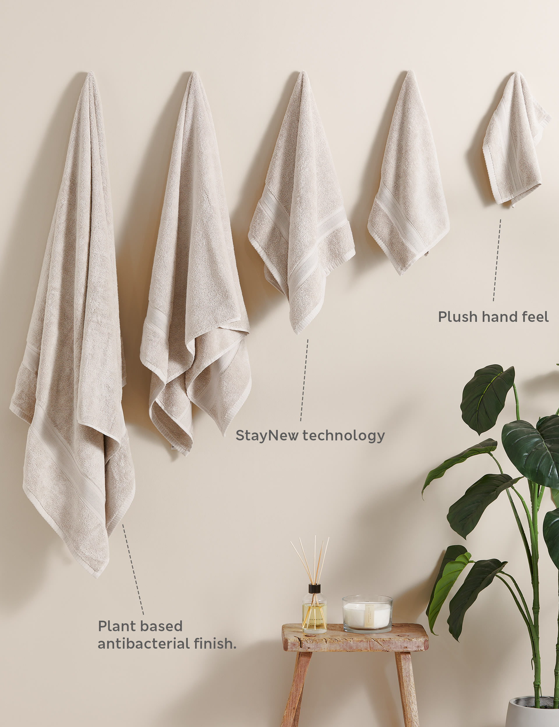 Household Portable Solid Color Pure Cotton Towel