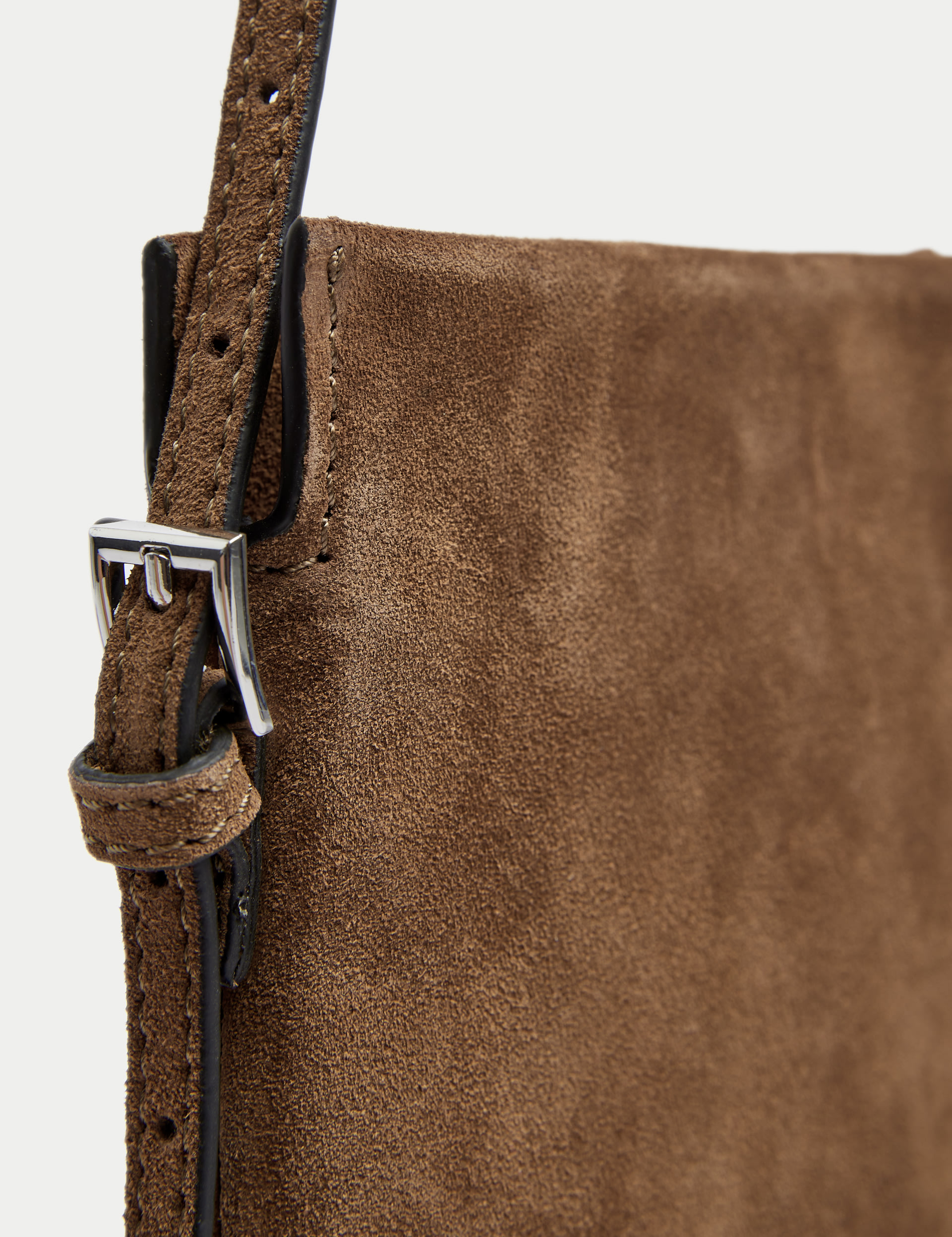 Suede Cross Body Bag 2 of 4