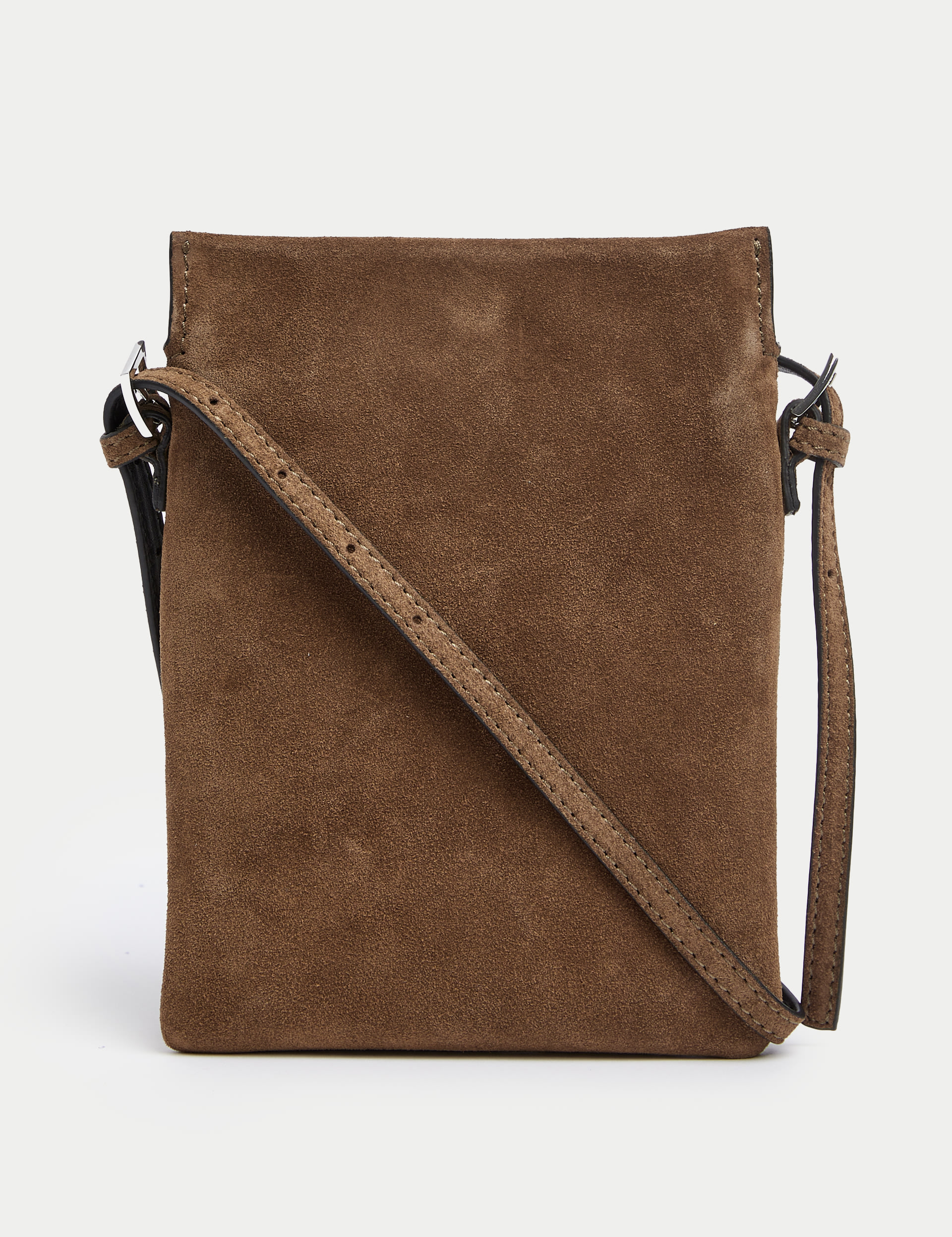 Suede Cross Body Bag 1 of 4