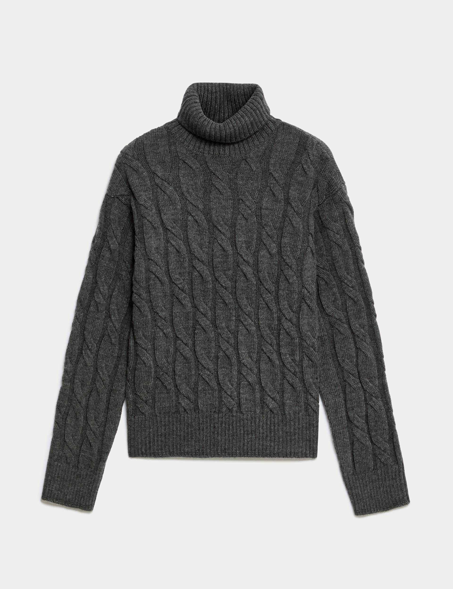 Cable Knit Roll Neck Jumper 2 of 6