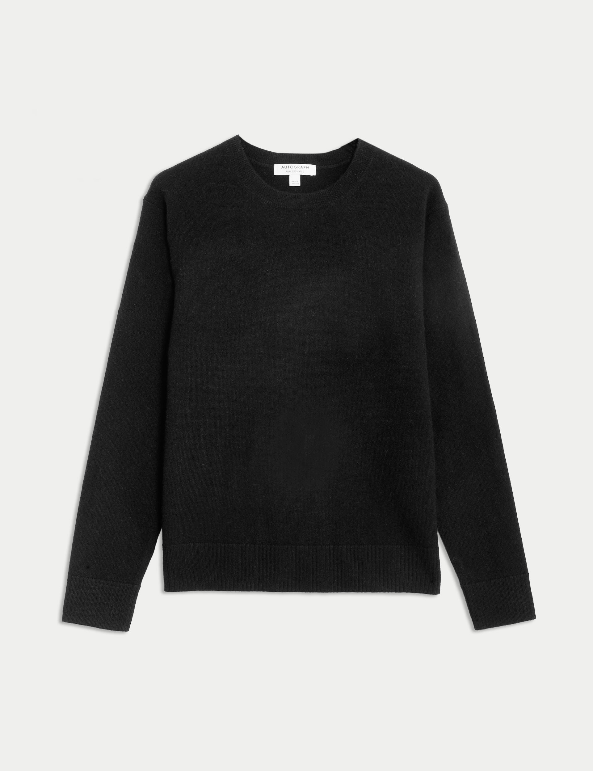 Pure Cashmere Textured Crew Neck Jumper 2 of 6