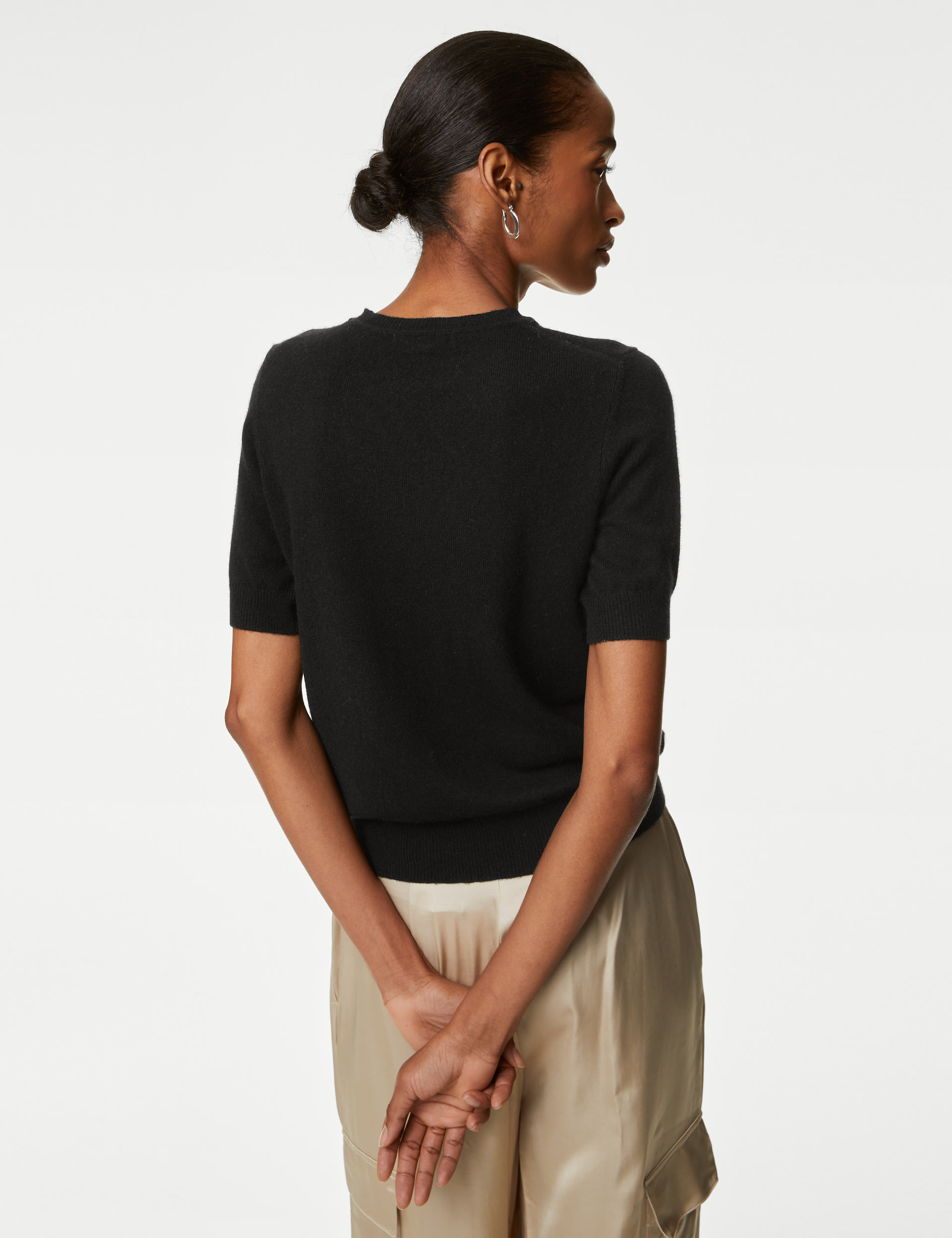 Merino Wool With Cashmere Knitted Top 5 of 6