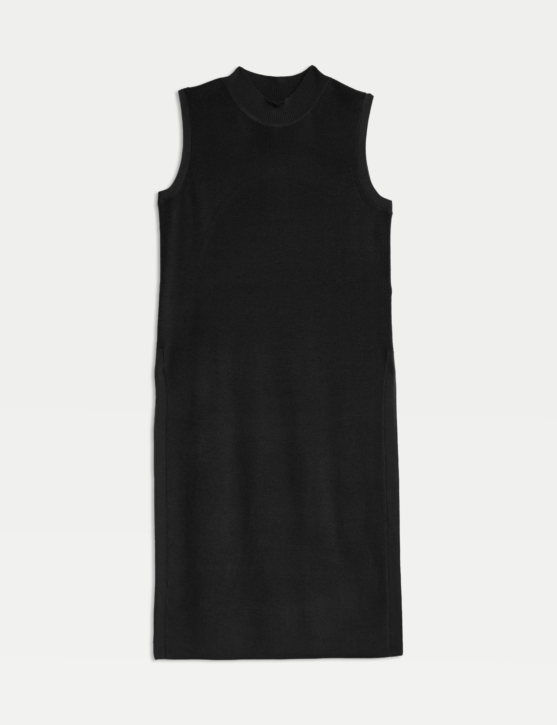 Pure Merino Wool Longline Knitted Vest 2 of 6