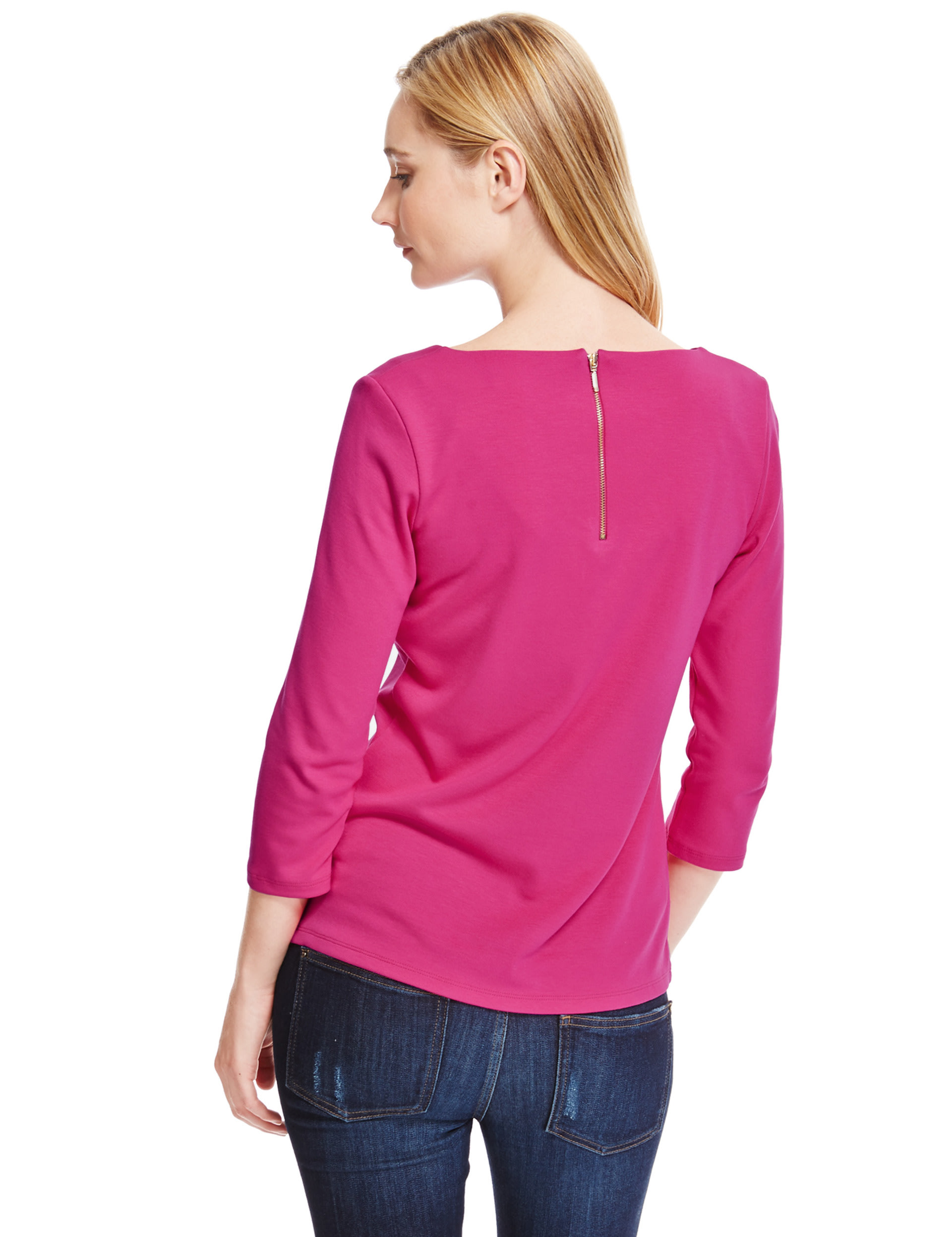 3/4 Sleeve V-Neck Top 4 of 4