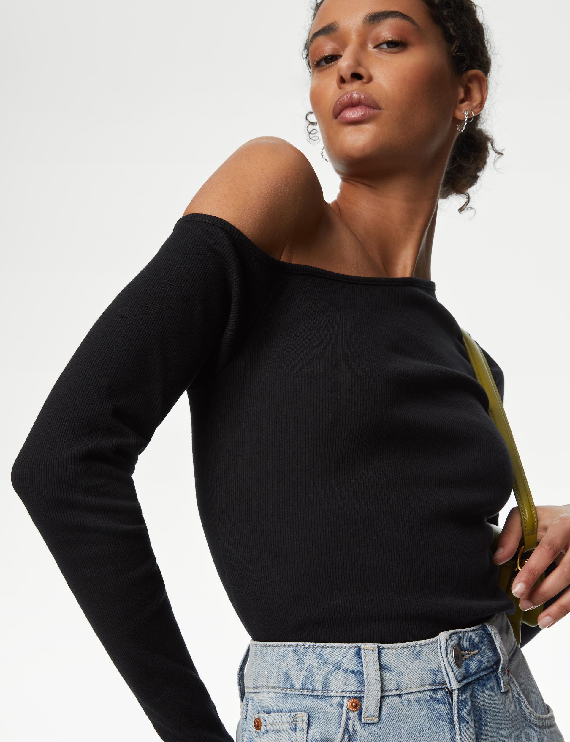 Cotton Rich Asymmetric Top 1 of 5