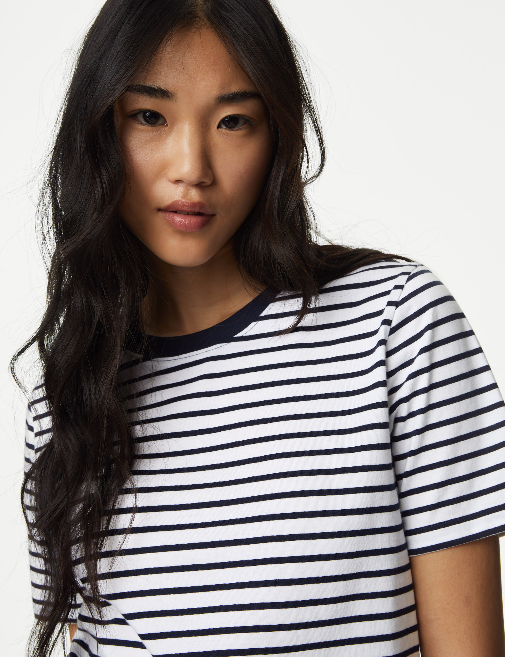 Pure Cotton Striped Everyday Fit T-Shirt 4 of 5