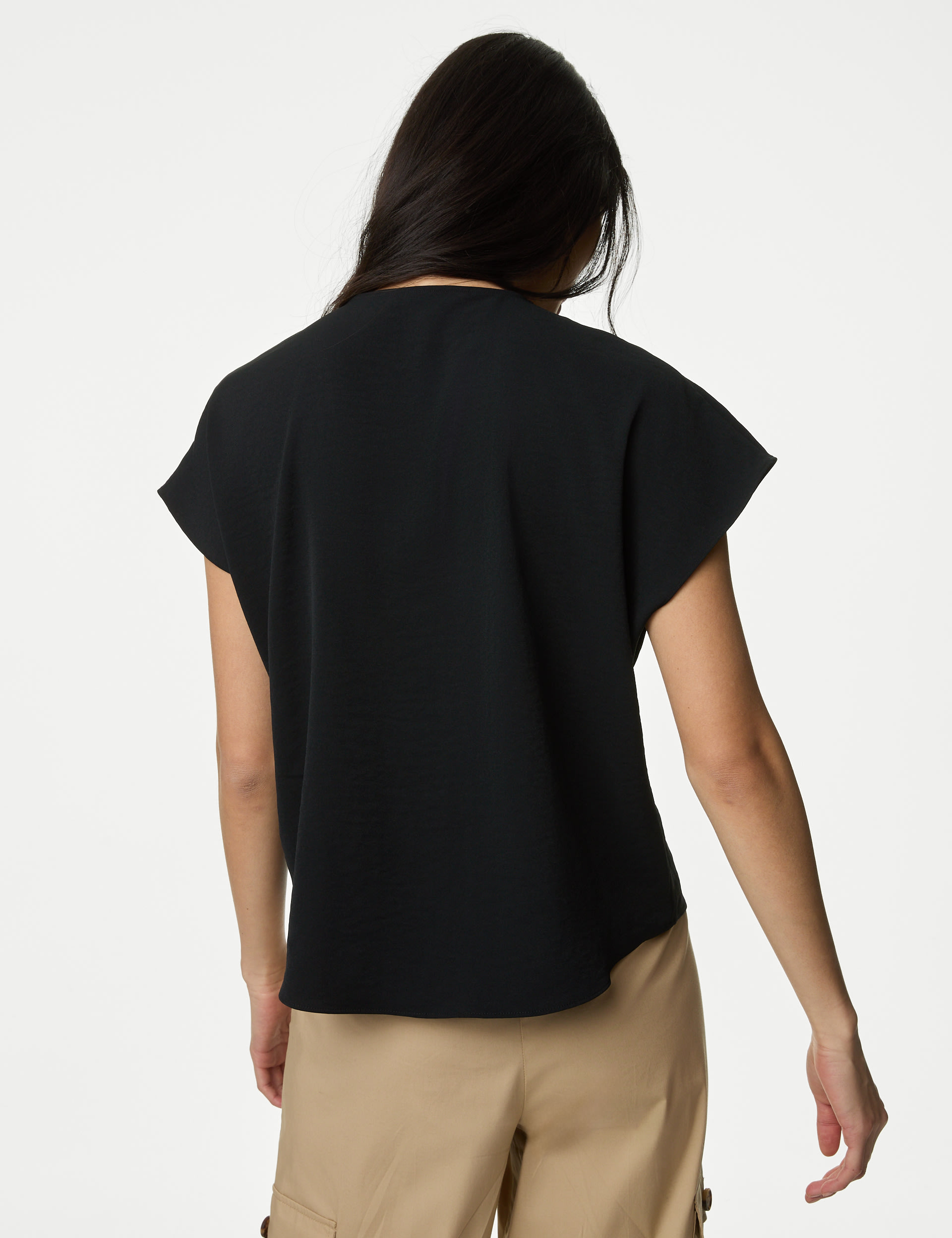 Tie Neck Popover Blouse 5 of 5