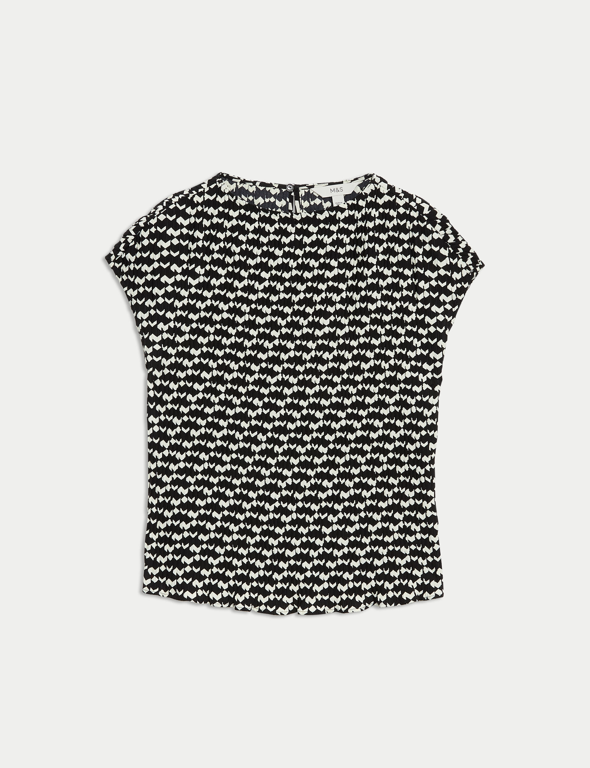 Printed Ribbed Top 2 of 4