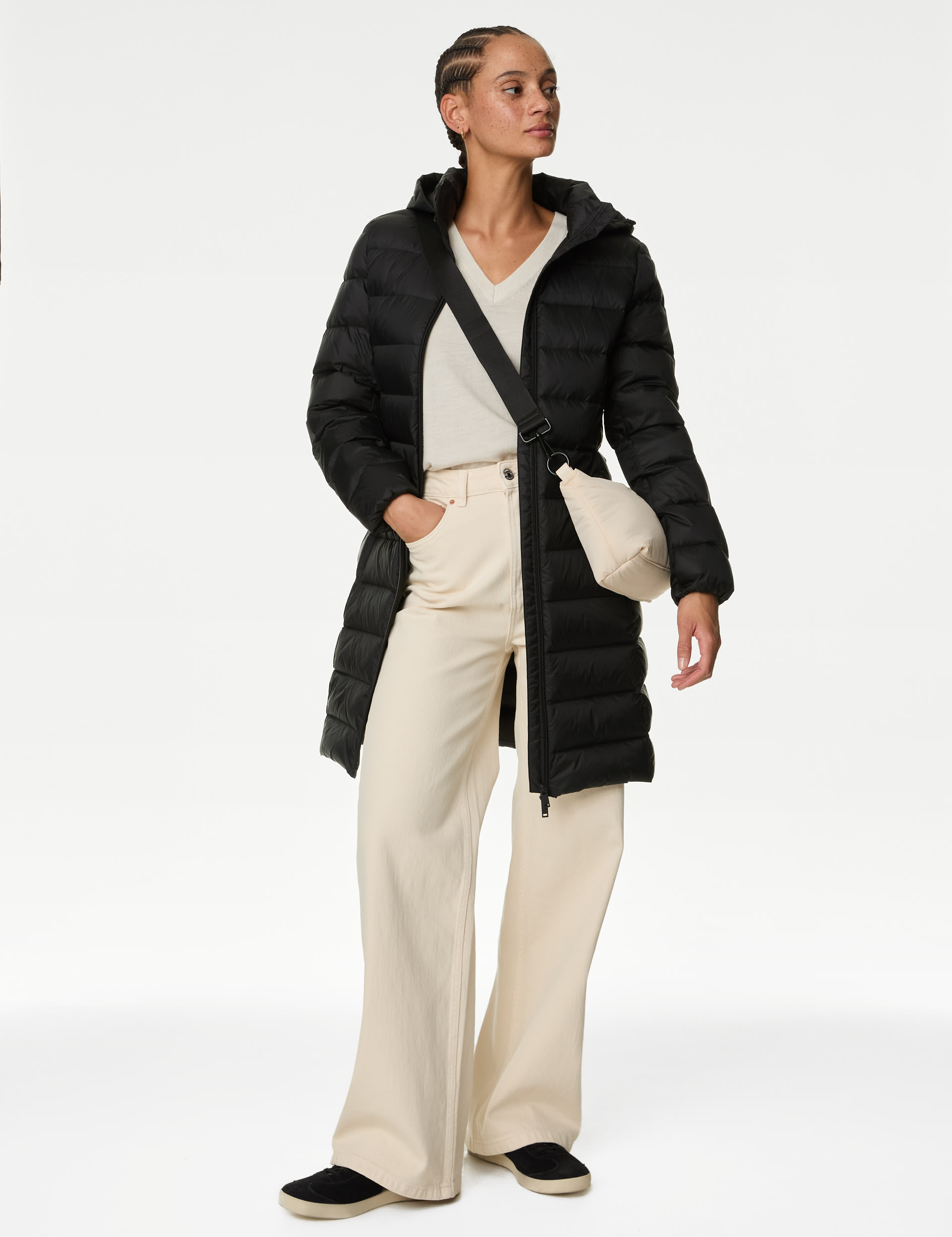 Feather & Down Padded Puffer Coat 1 of 6