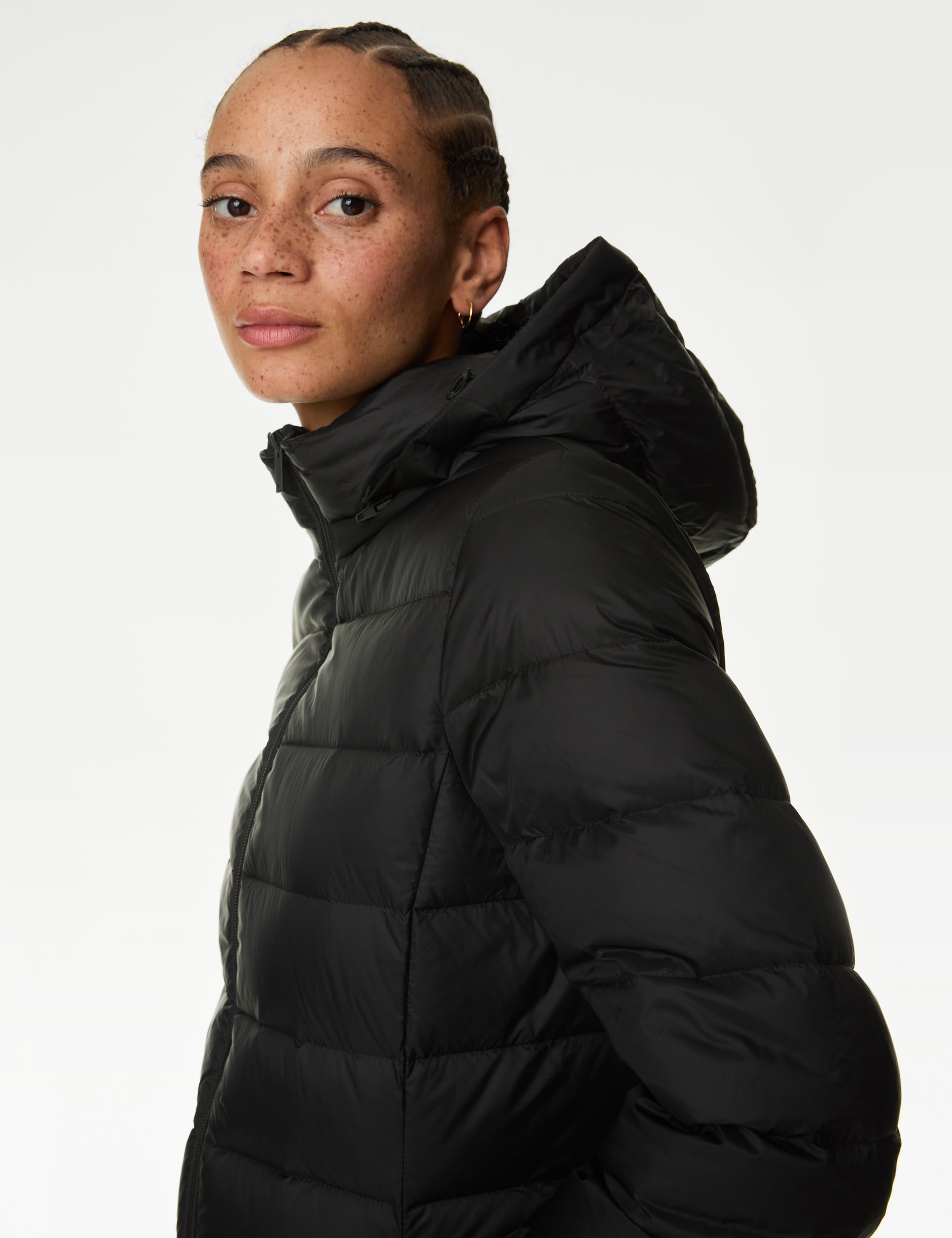 Feather & Down Padded Puffer Coat 3 of 6