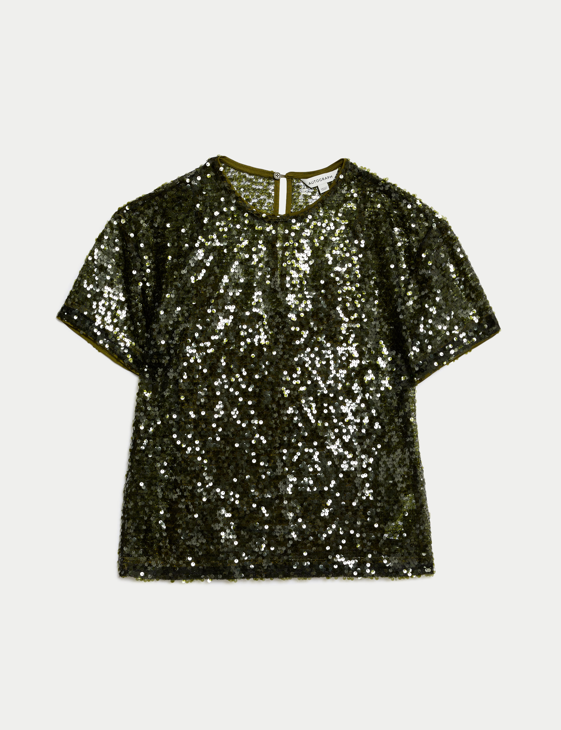 Sequin Round Neck T-Shirt 2 of 7