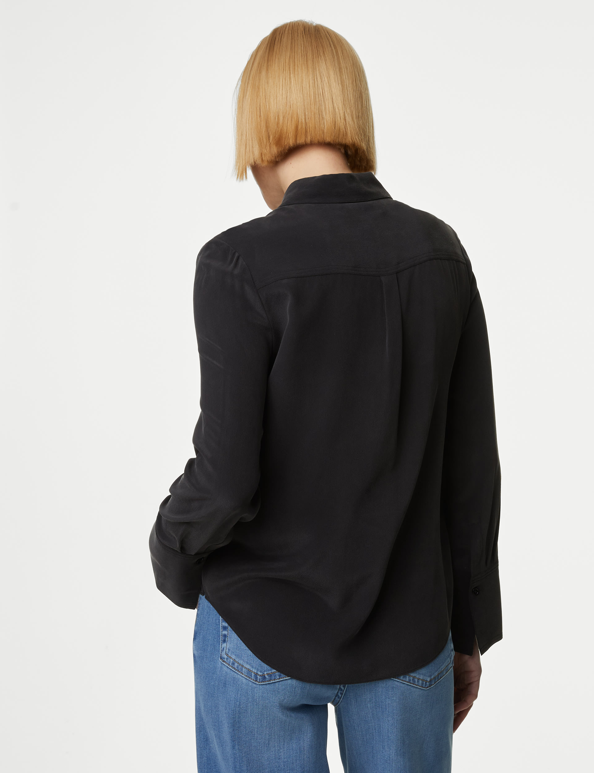 Pure Silk Long Sleeve Shirt 5 of 5