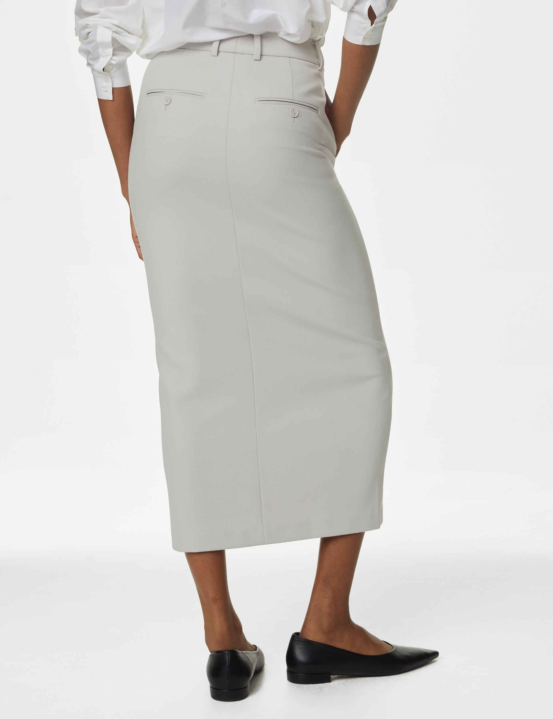 Split Front Maxi Pencil Skirt 6 of 6