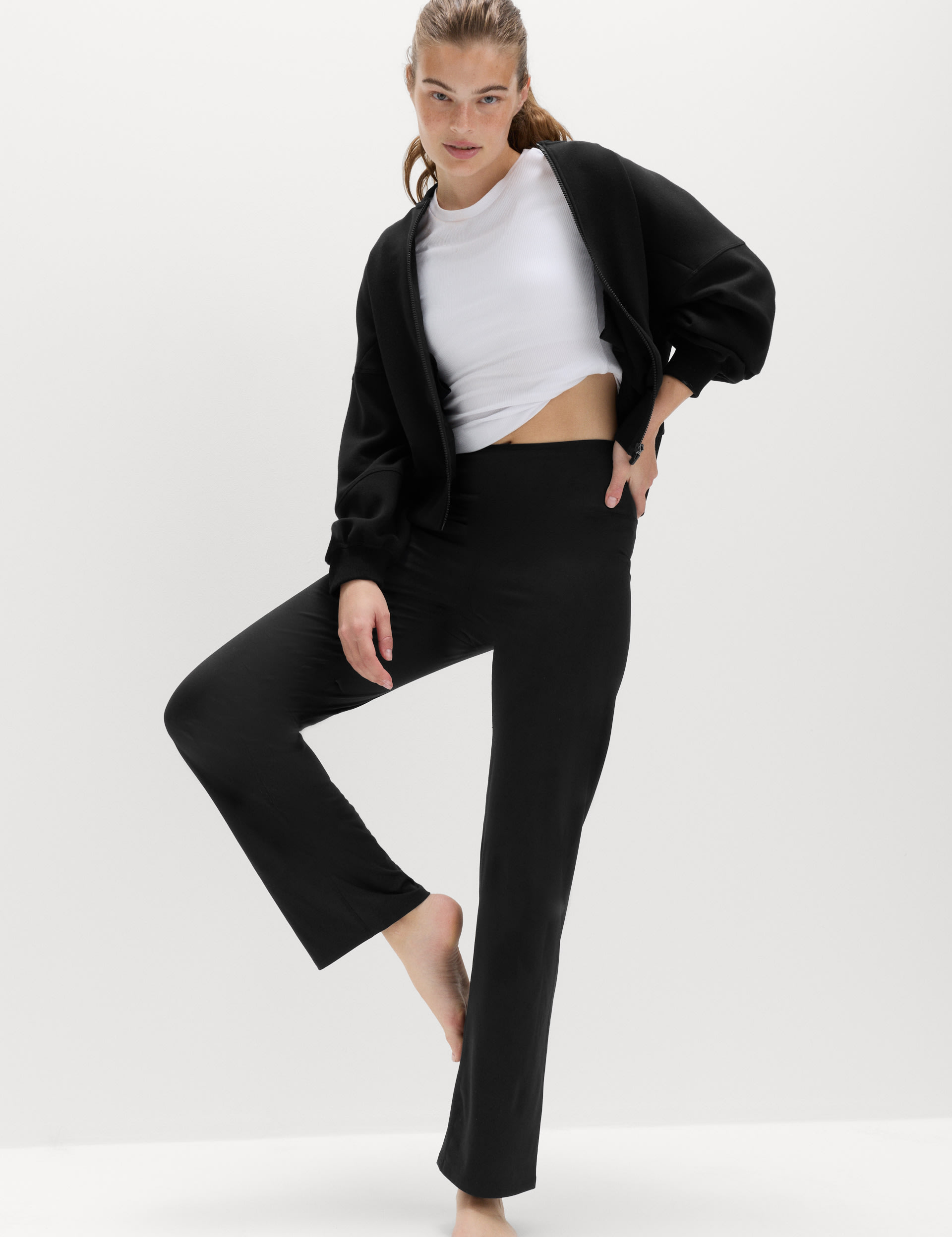 M&S - Goodmove Womens Joggers in Black | UK