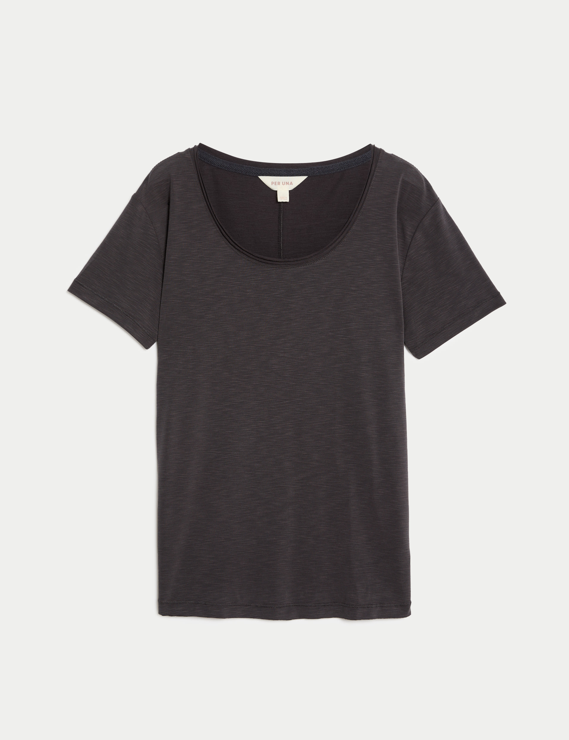 Modal Rich Scoop Neck T-Shirt 2 of 5