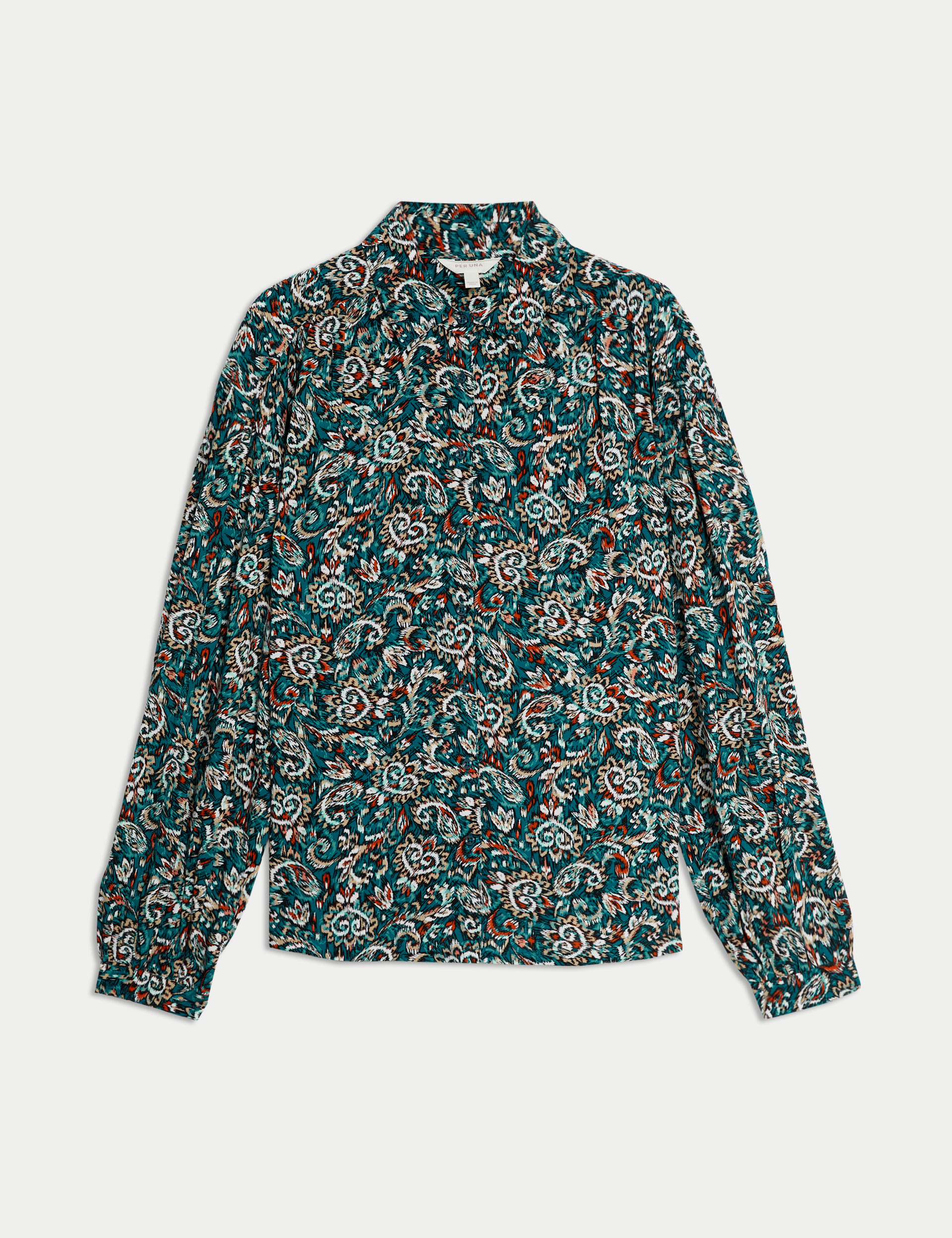 Printed Collared Blouse 2 of 4