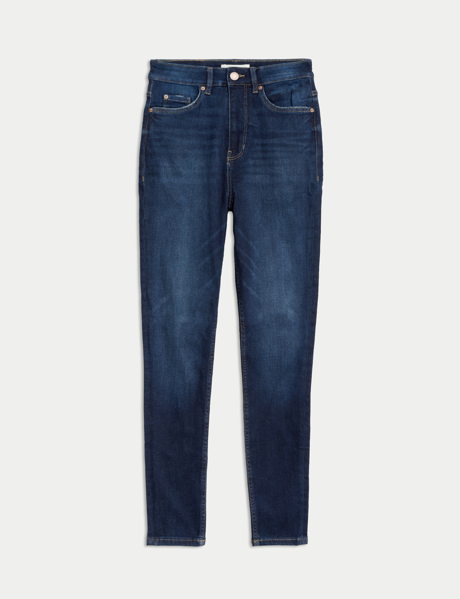 High Waisted Skinny Ankle Grazer Jeans 1 of 1