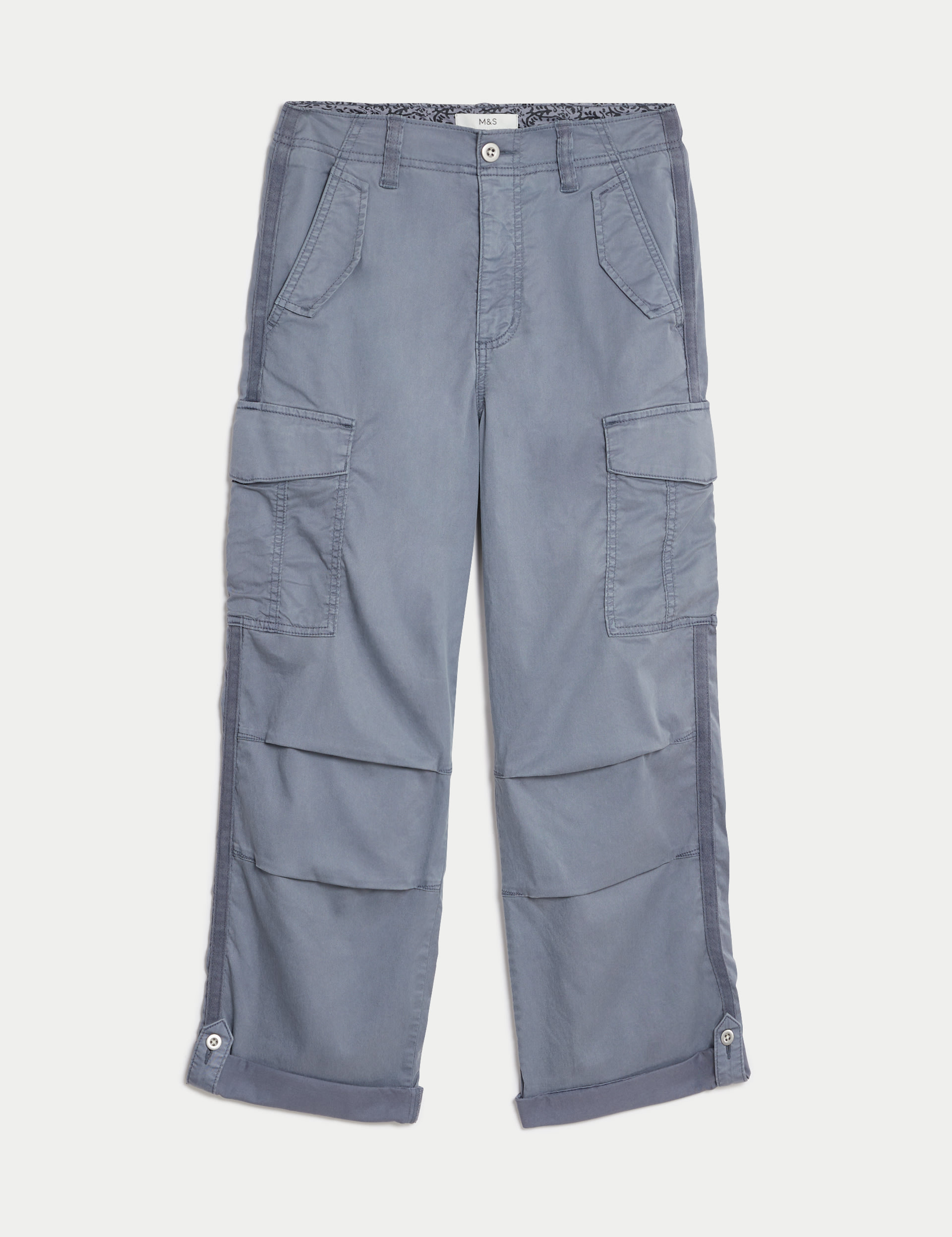 lyocell™ Rich Cargo Tea Dyed Cropped Trousers 2 of 5