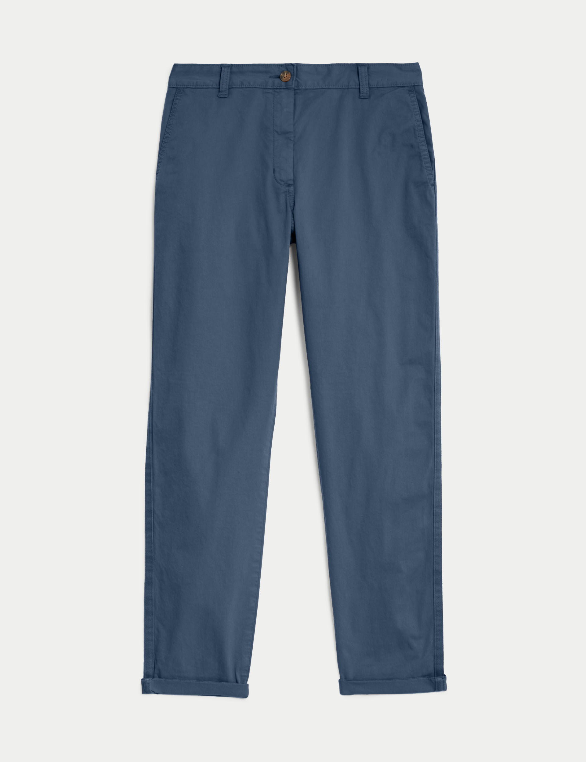 Cotton Rich Tea Dyed Slim Fit Chinos 2 of 5