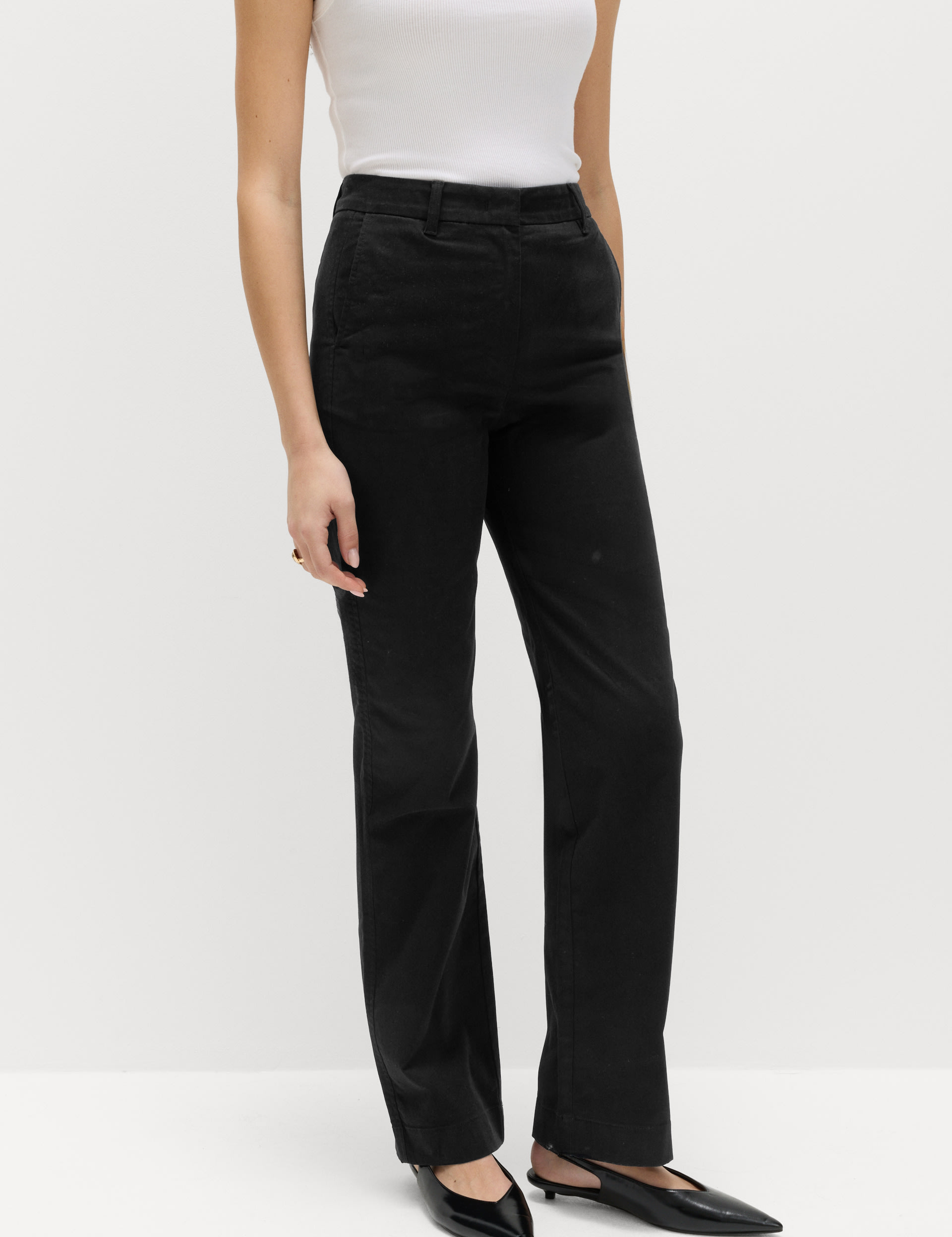 Cotton Rich Straight Leg Chinos | M&S Collection | M&S