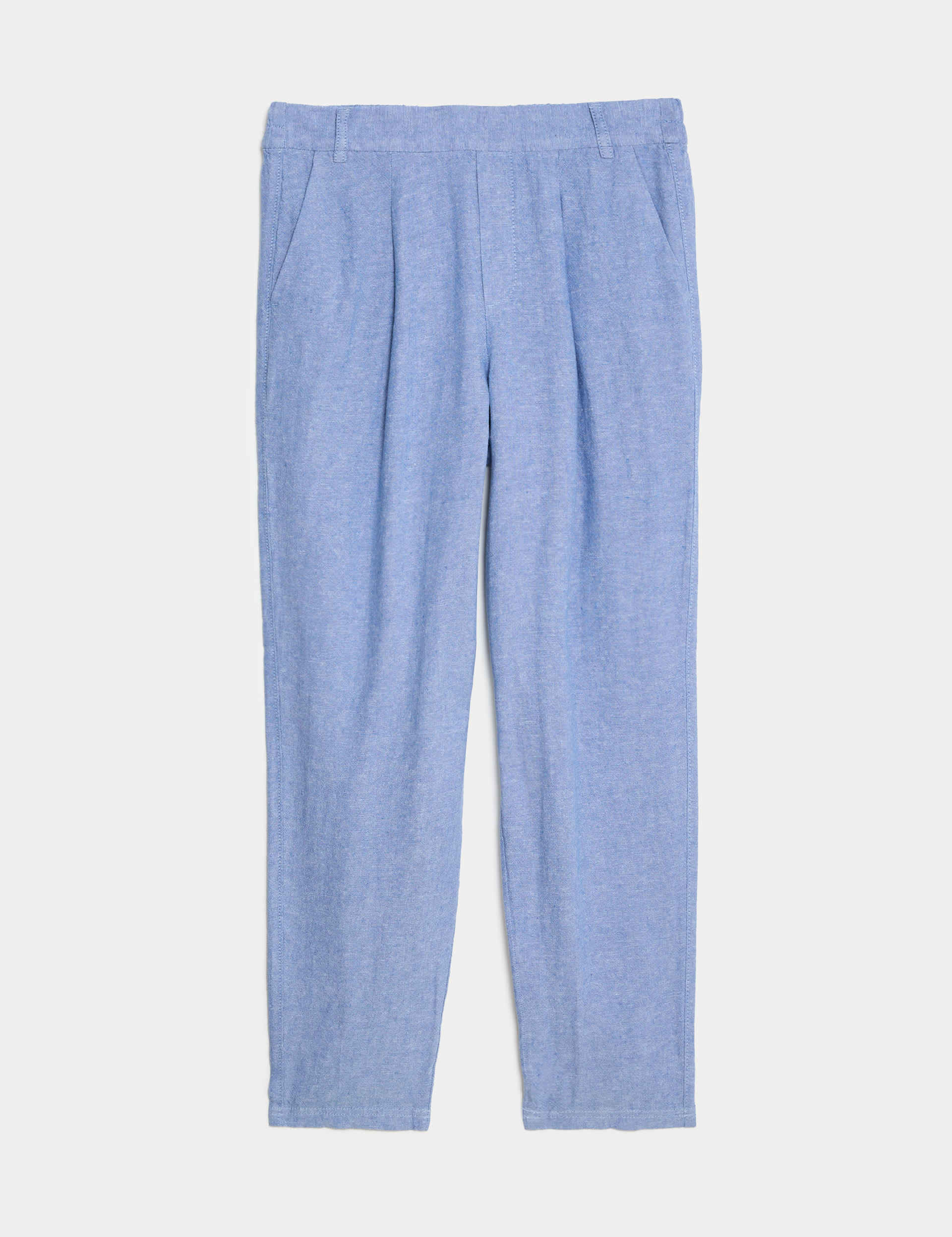 Linen Rich Tapered Trousers 2 of 5