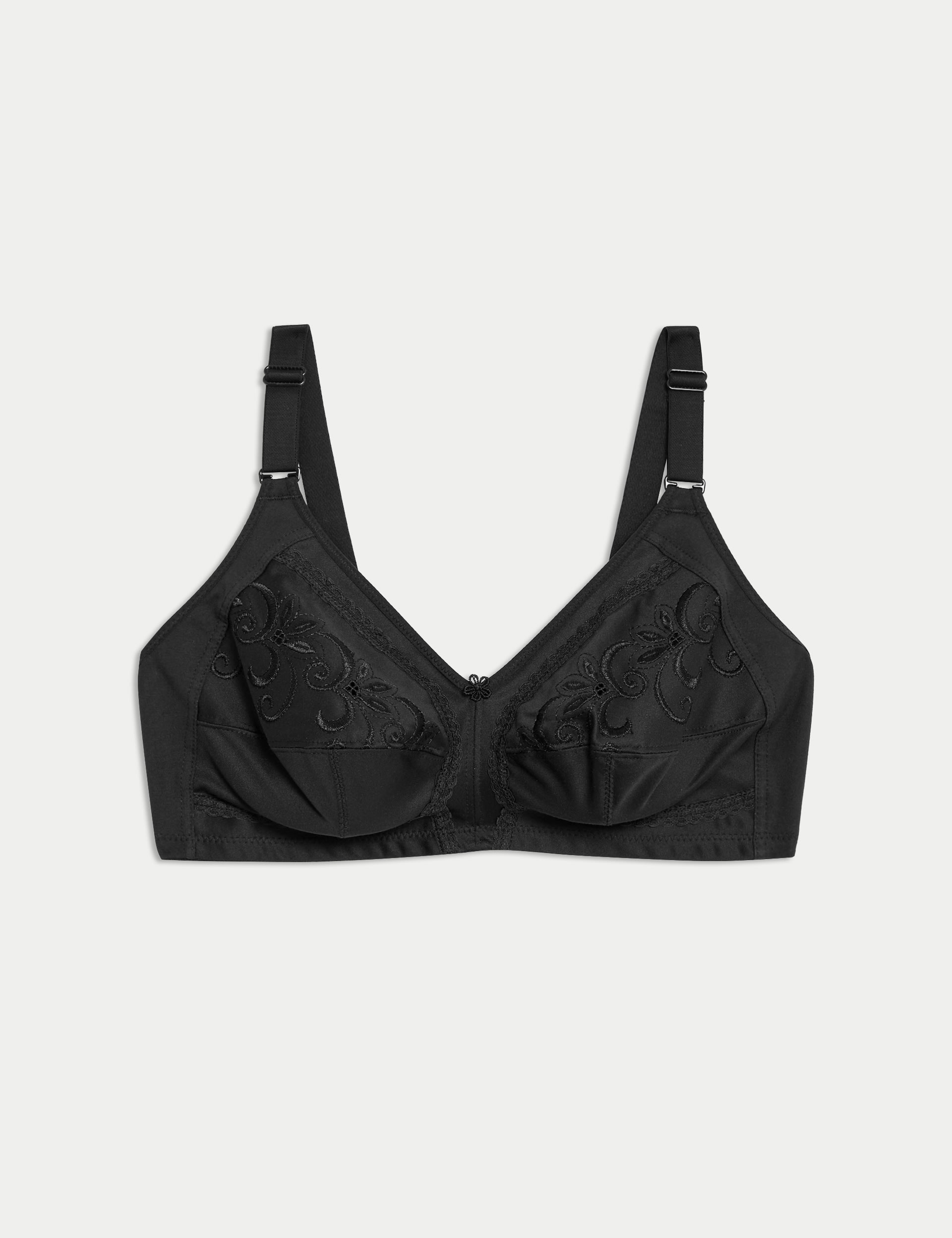 Total Support Embroidered Full Cup Bra B-G 1 of 3