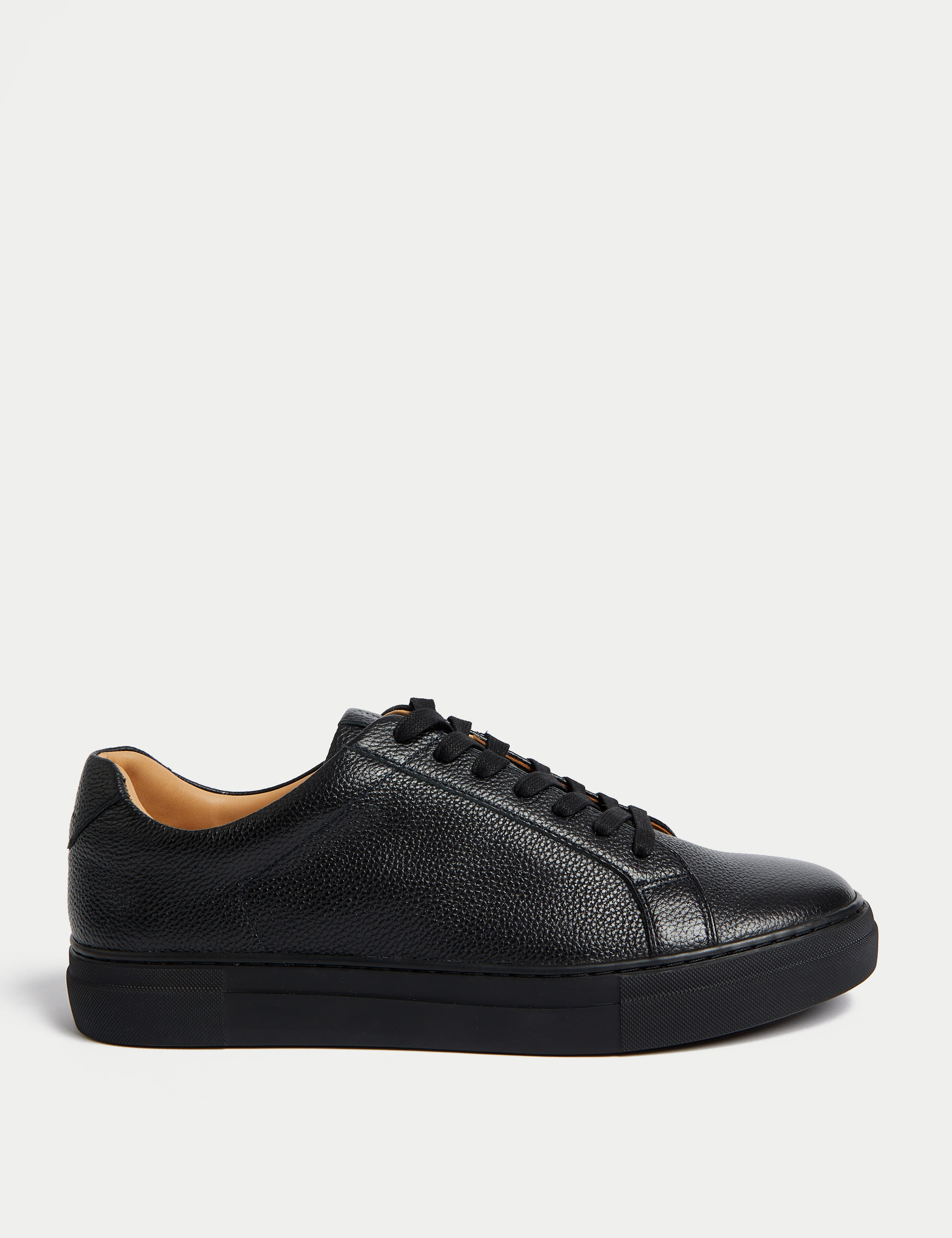 Leather Lace Up Trainers with Freshfeet™ 1 of 4