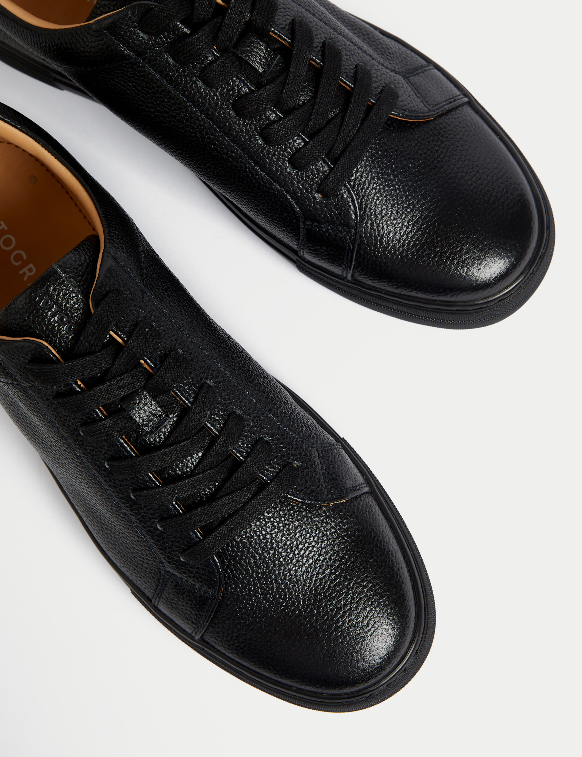 Leather Lace Up Trainers with Freshfeet™ 3 of 4