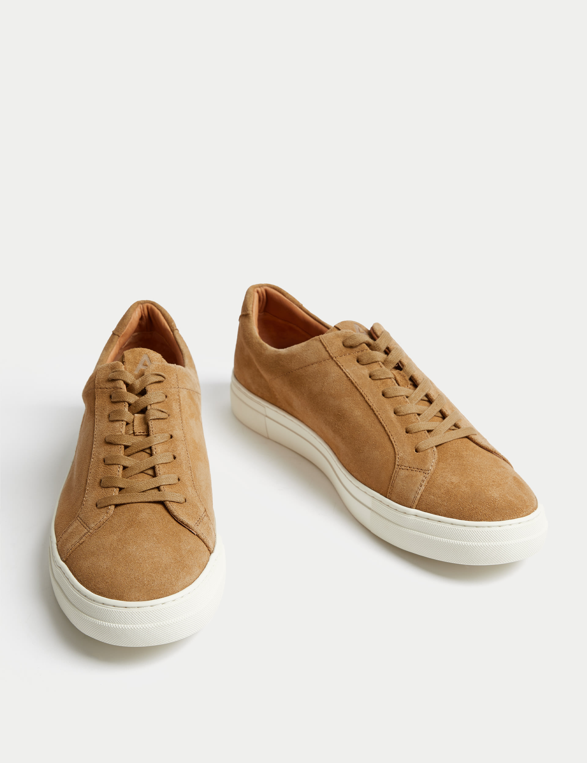 Suede Lace Up Trainers with Freshfeet™ 2 of 5