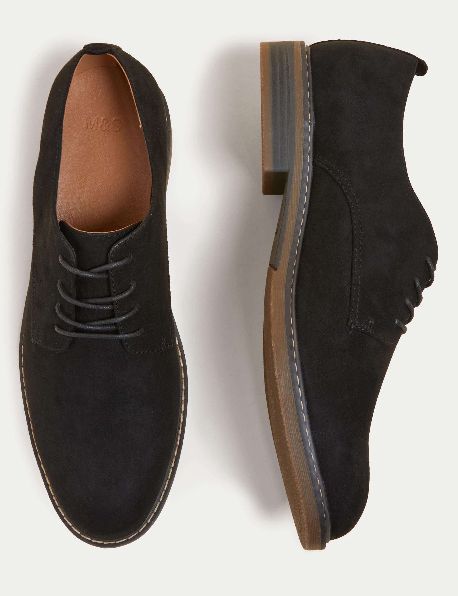 Suedette Derby Shoes 3 of 5