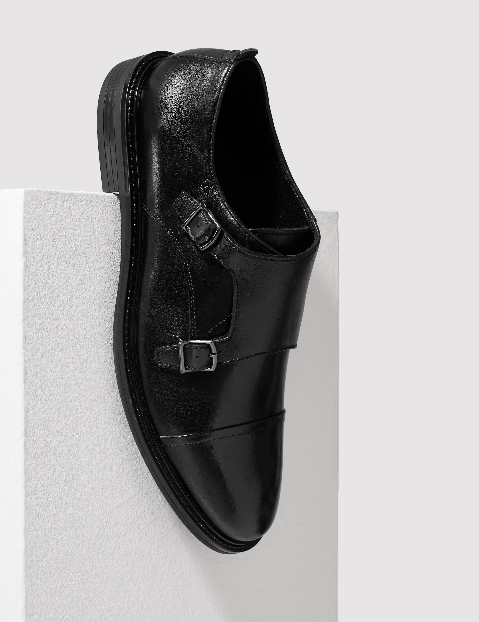 Leather Monk Strap Shoes 1 of 5