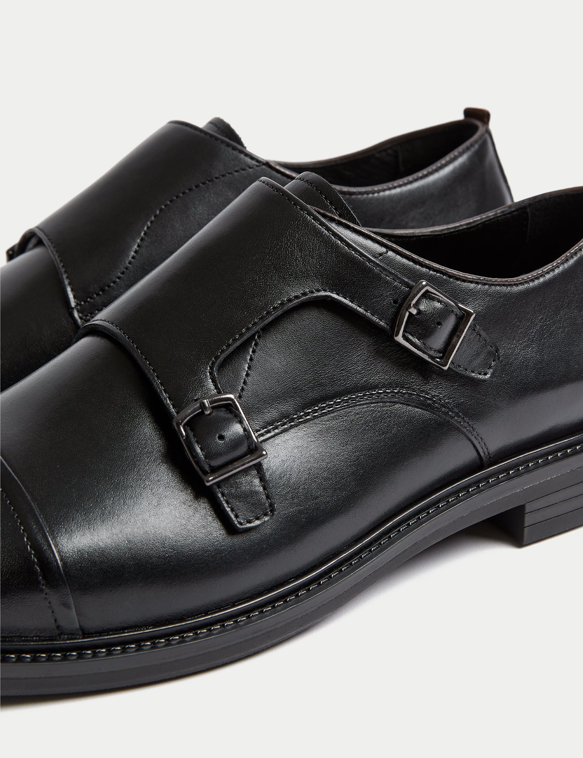 Leather Monk Strap Shoes 3 of 5