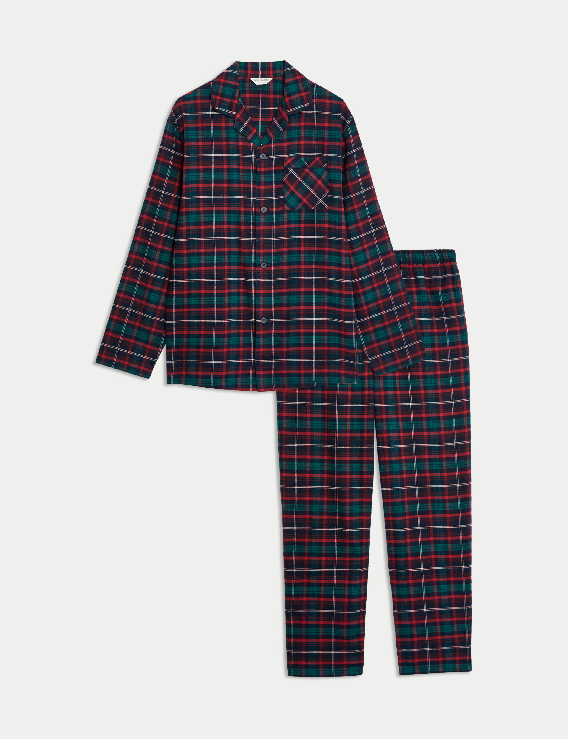 Men's Classic Checked Family Christmas Pyjama Set 1 of 1