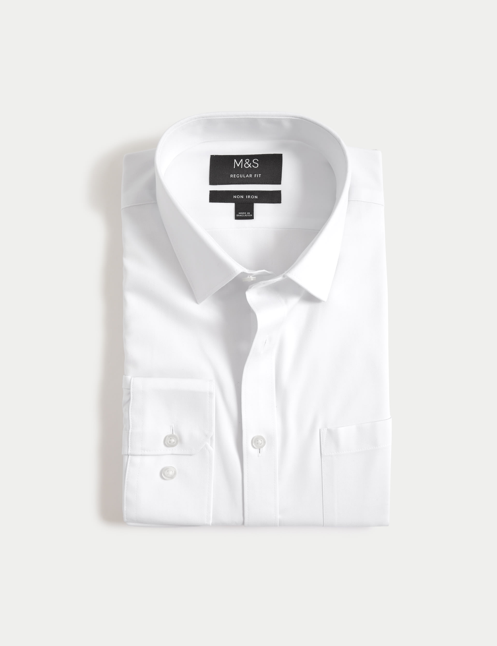 Regular Fit Non Iron Pure Cotton Shirt 1 of 5