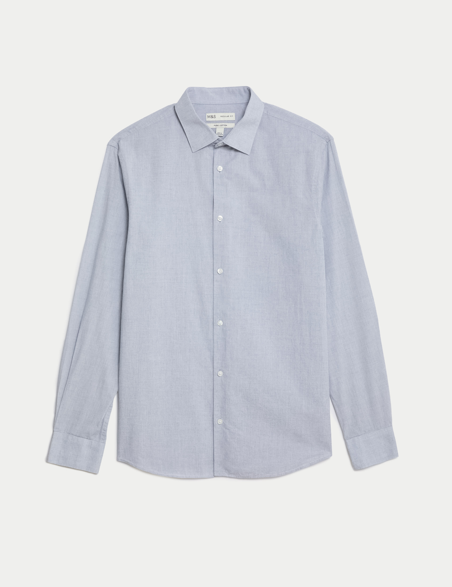 Regular Fit Pure Cotton Textured Shirt 2 of 4