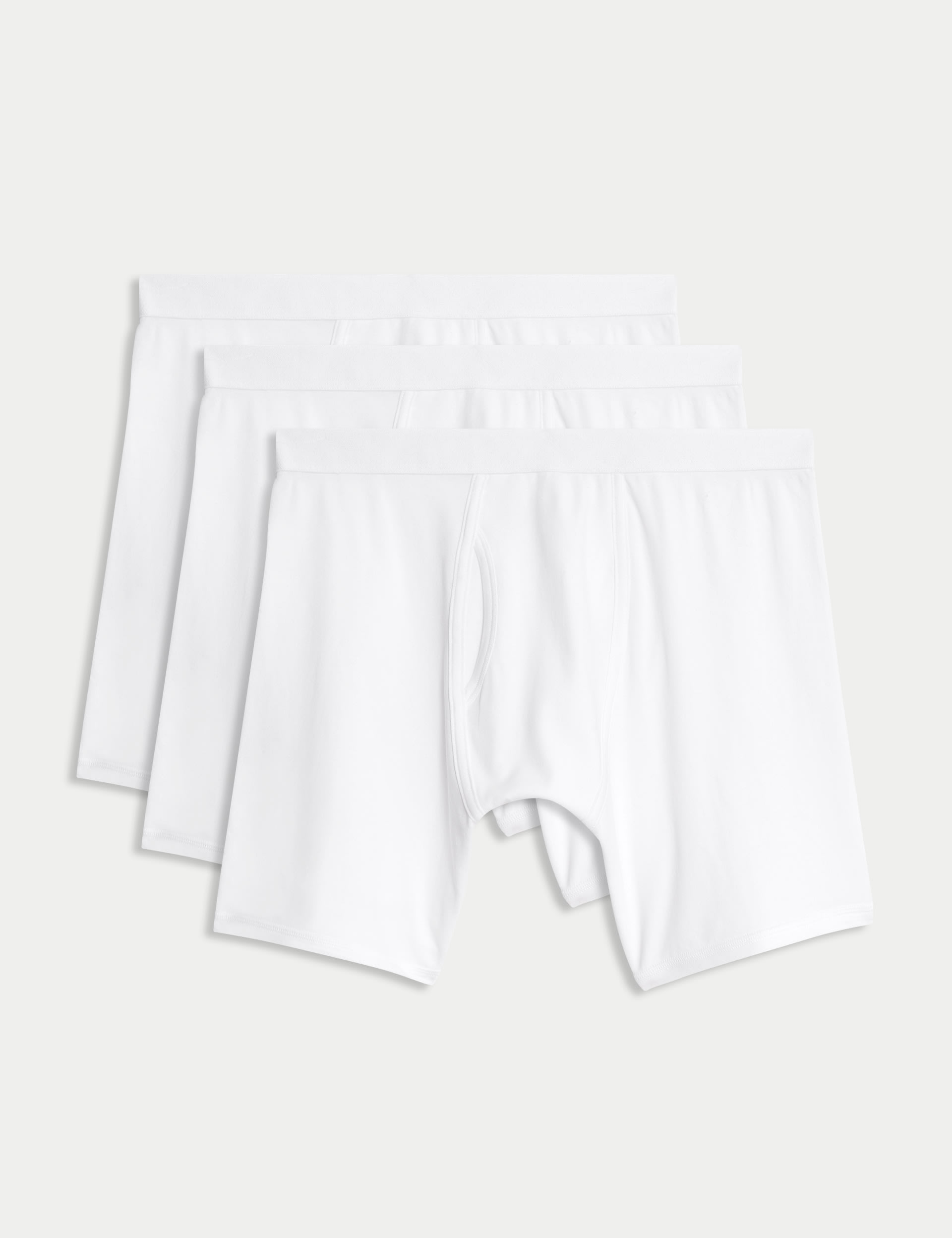 3pk Cotton Rich Cool & Fresh™ Longer Length Trunks 1 of 3