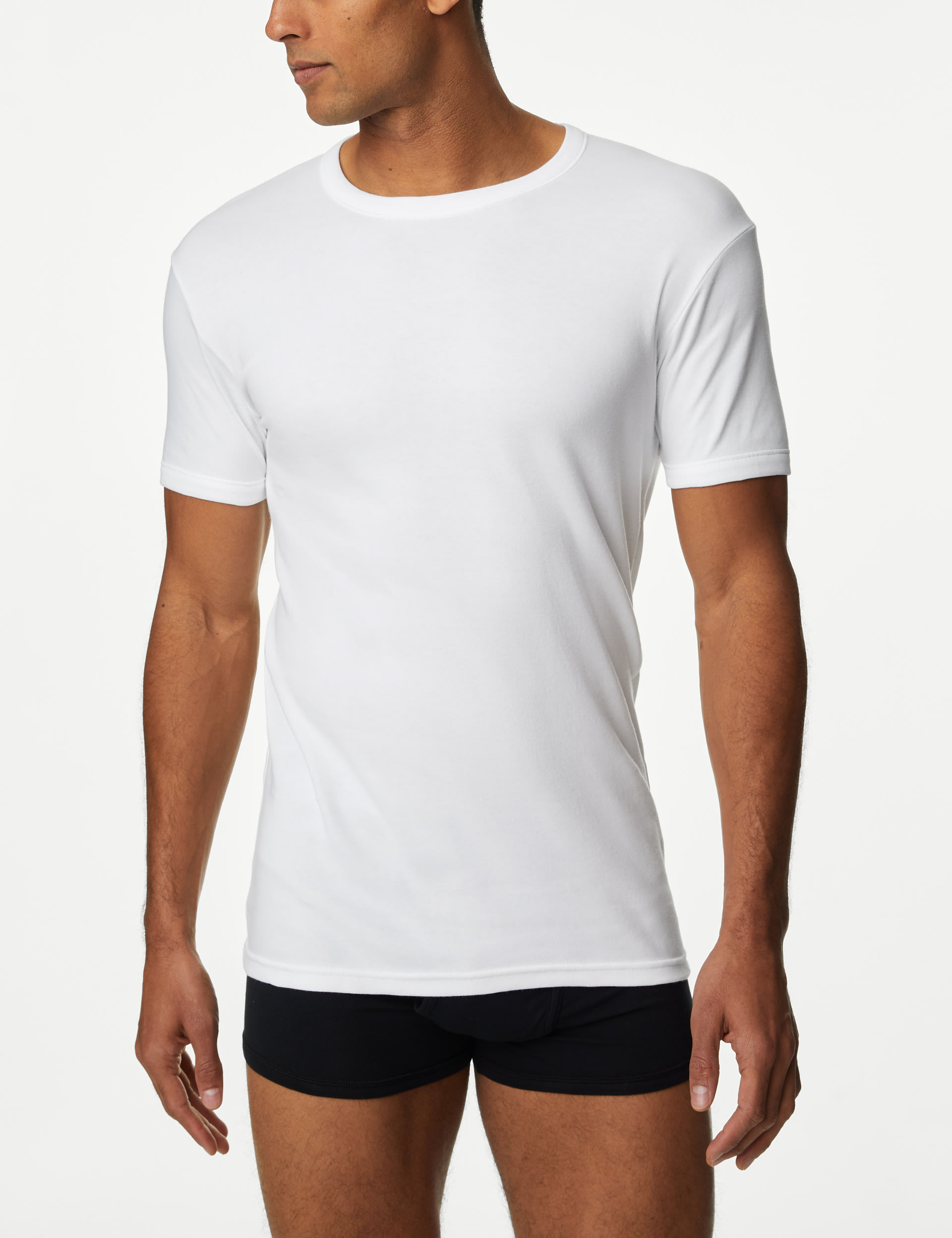 3pk Pure Cotton T-Shirt Vests 2 of 3