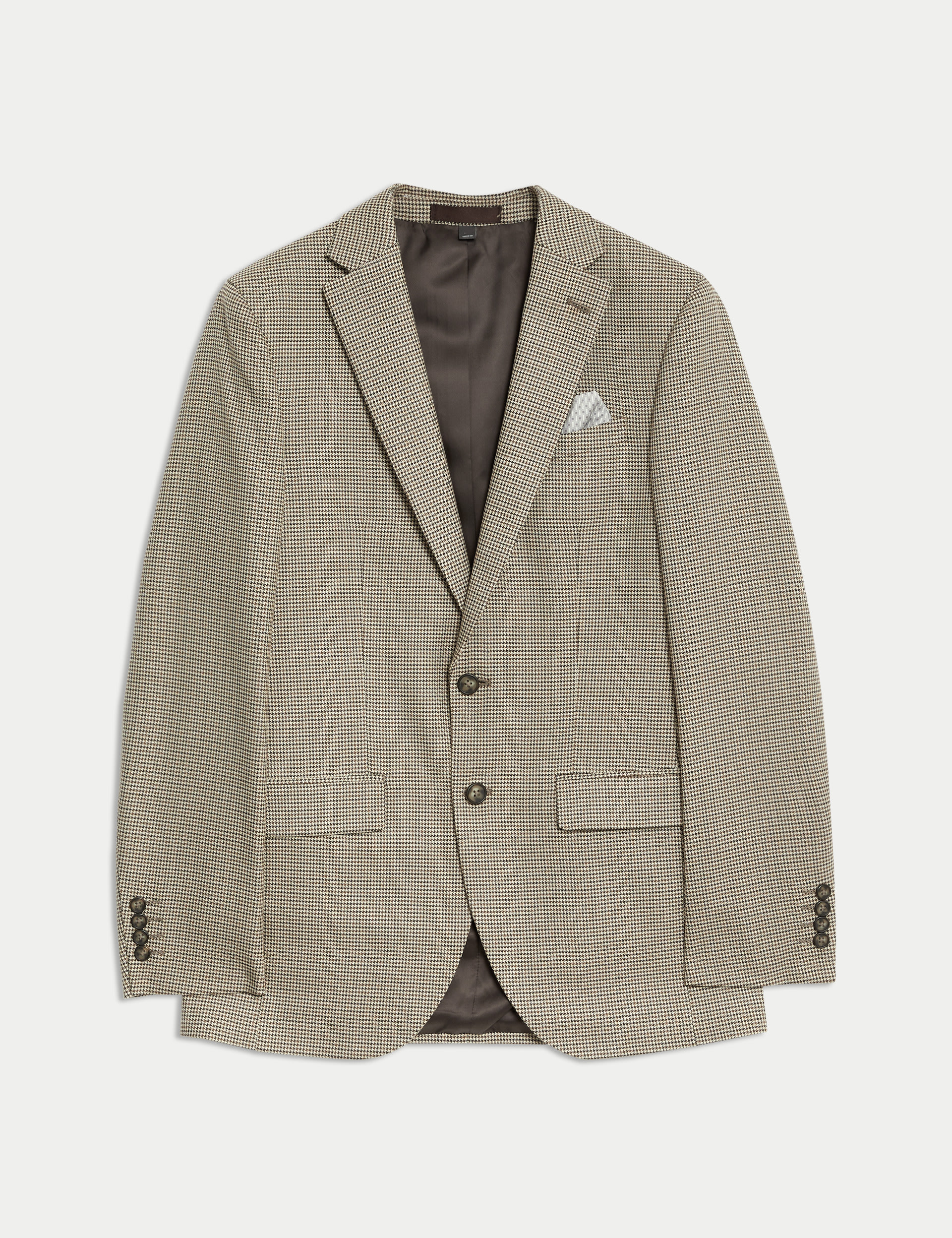 Slim Fit Puppytooth Stretch Suit Jacket 2 of 8