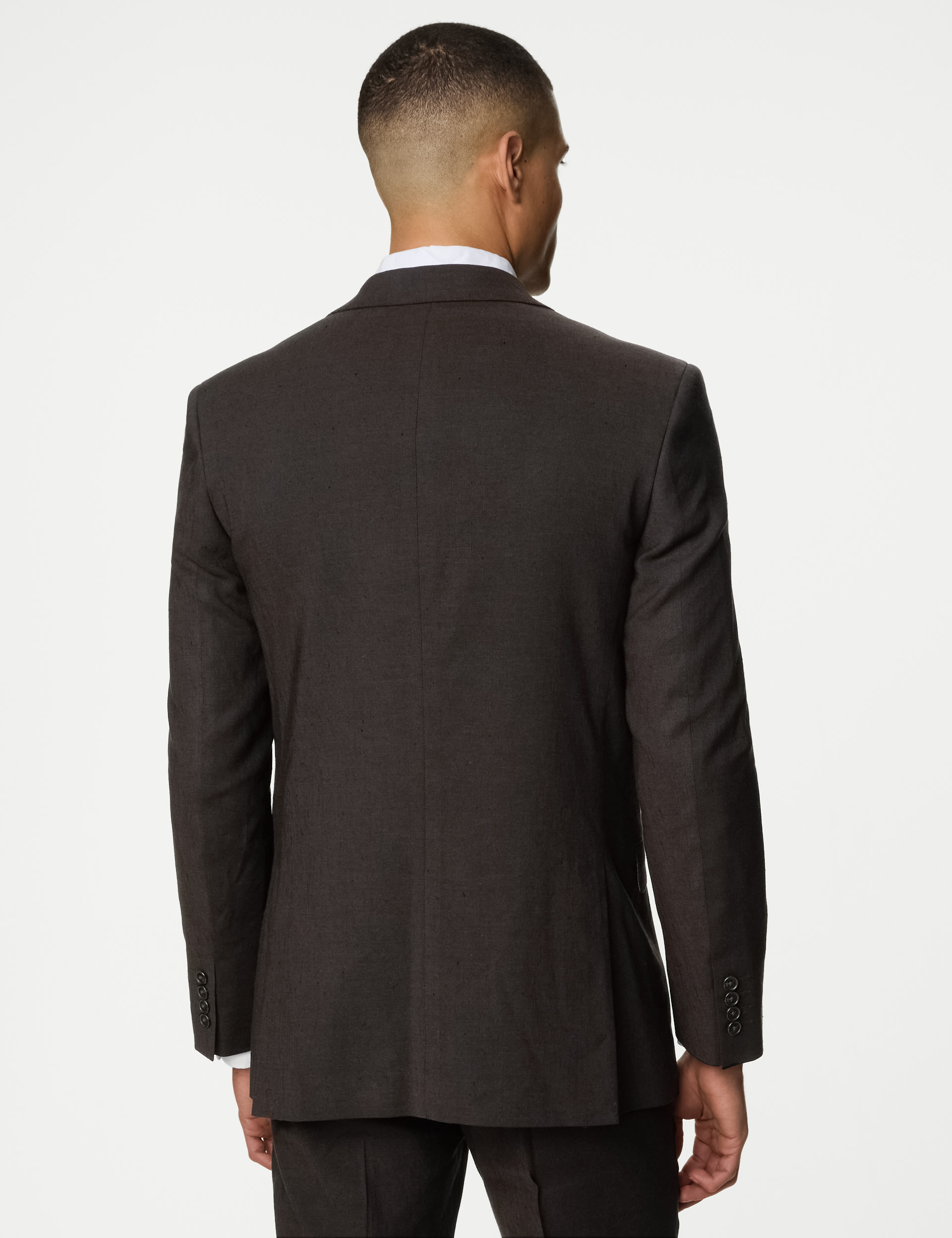 Tailored Fit Italian Linen Miracle™ Suit Jacket 7 of 8