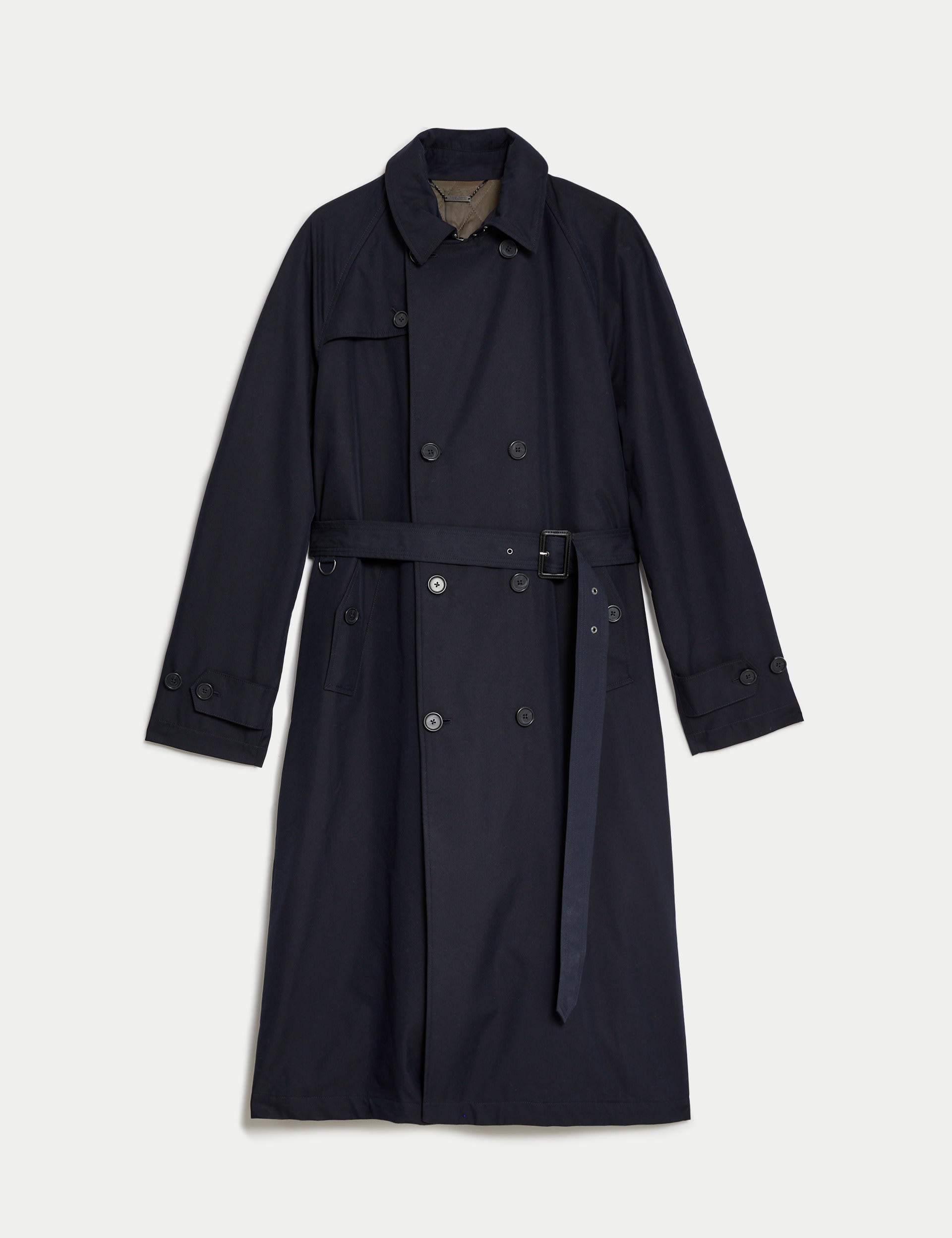 Cotton Rich Padded Trench Coat with Wool | JAEGER | M&S