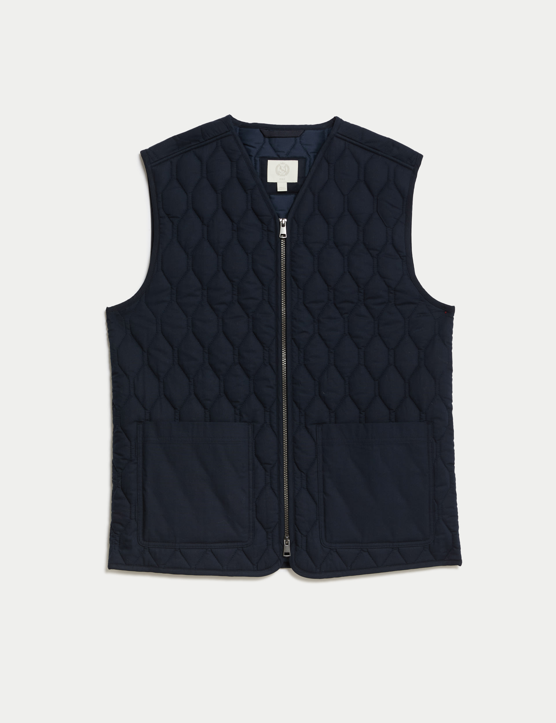 Pure Cotton Quilted Gilet with Stormwear™ 2 of 7