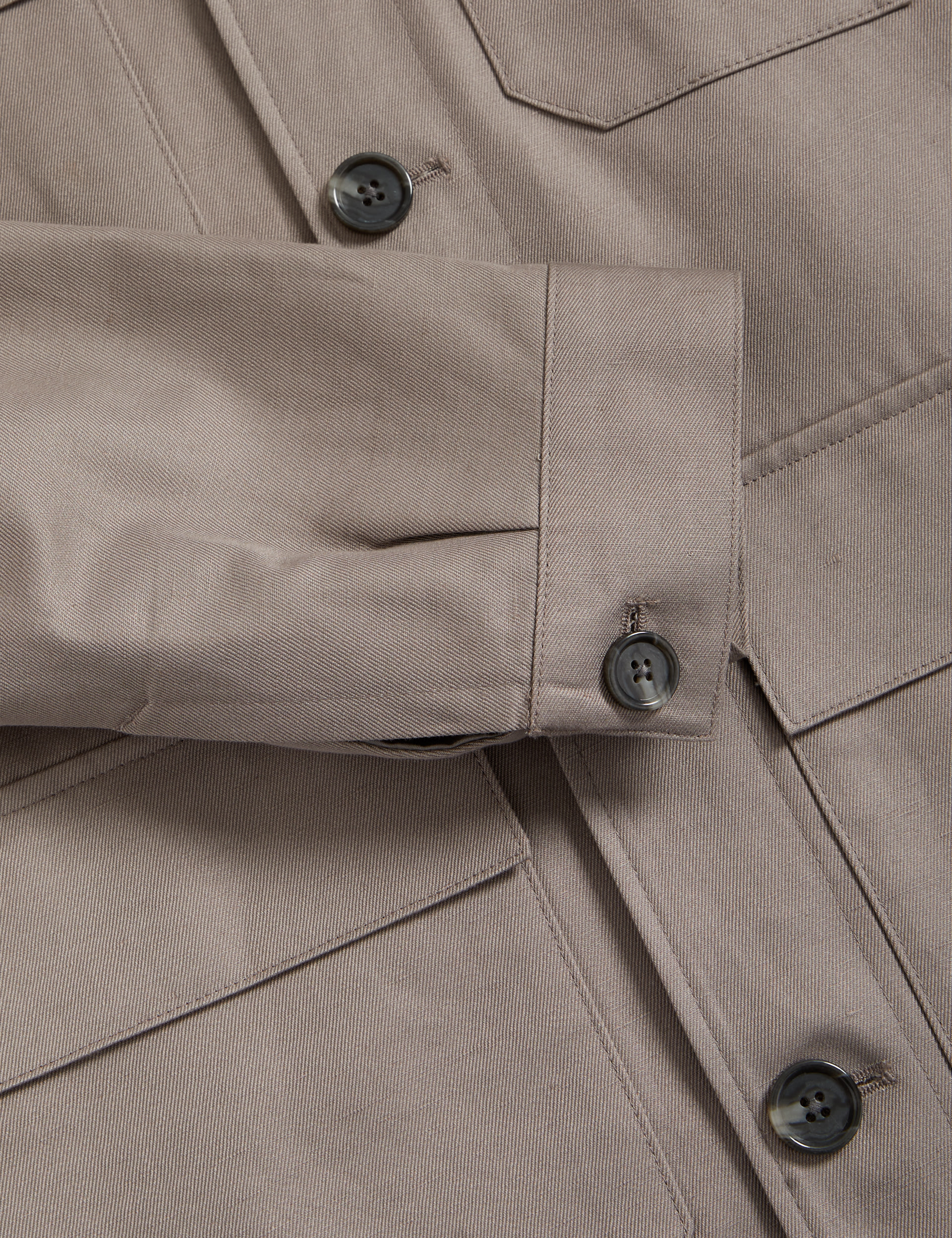 Linen Blend Safari Jacket 7 of 7