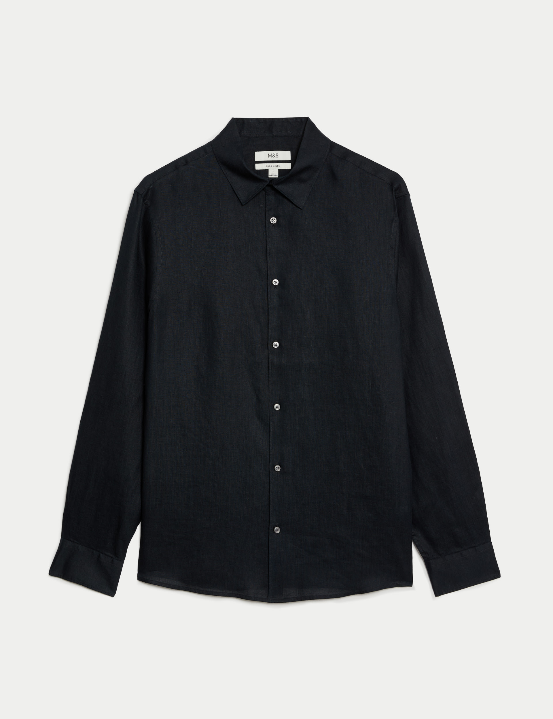 Pure Linen Regular Fit Shirt | M&S Collection | M&S