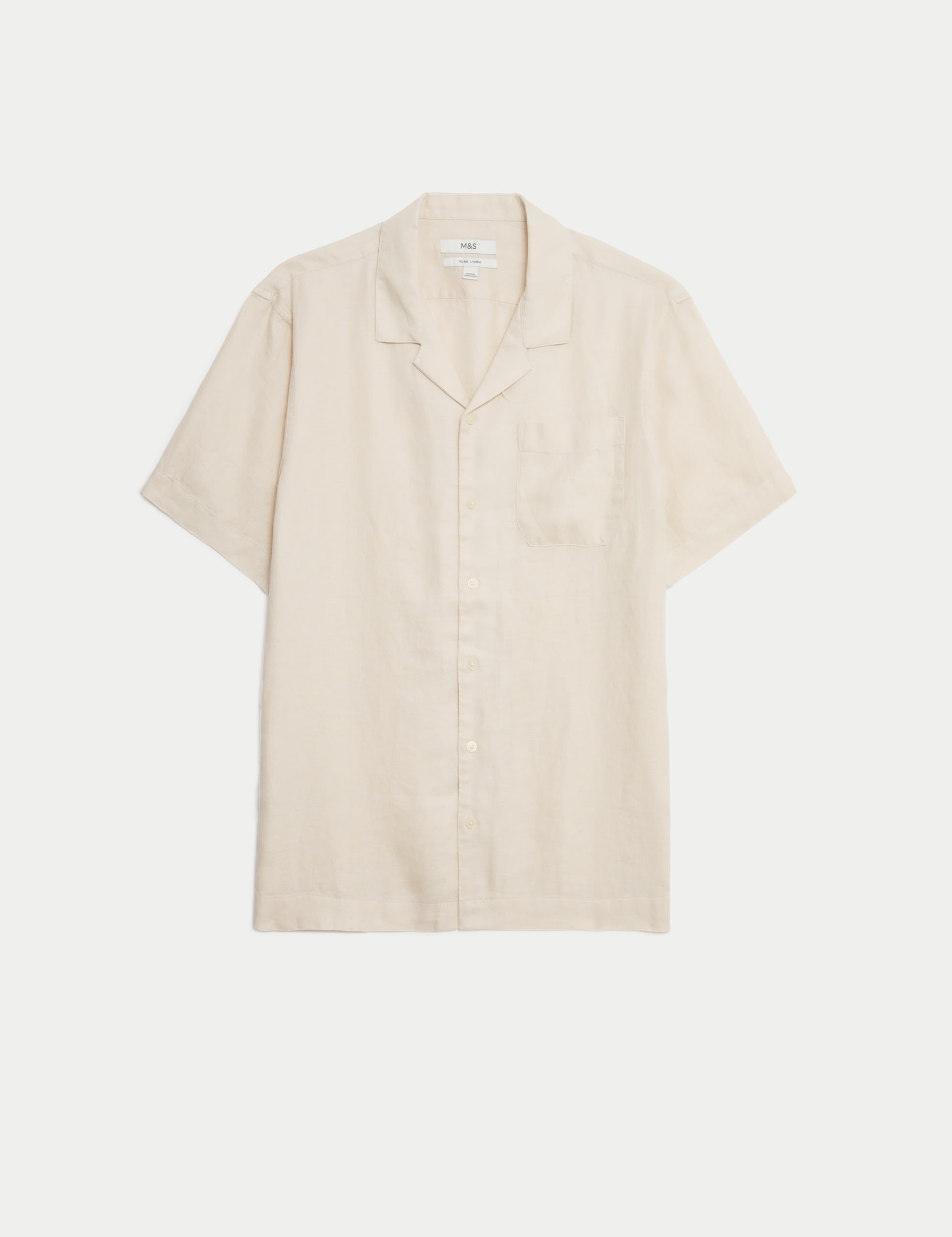 Pure Linen Cuban Collar Shirt 2 of 6