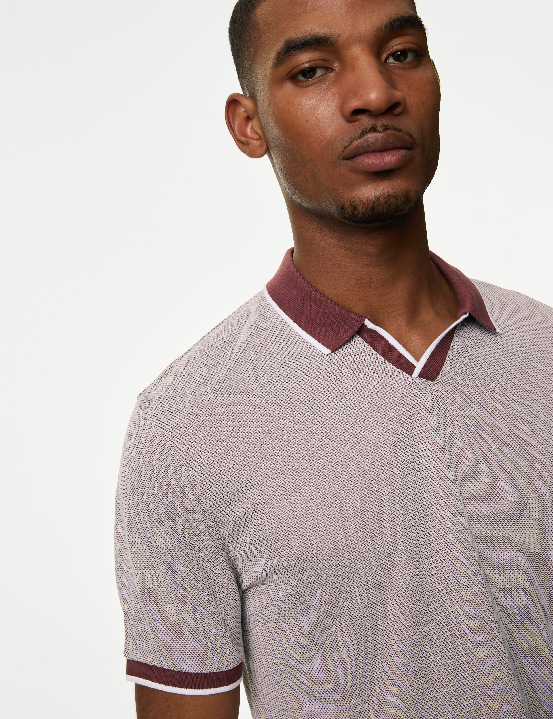 Modal Rich Revere Polo Shirt 1 of 5